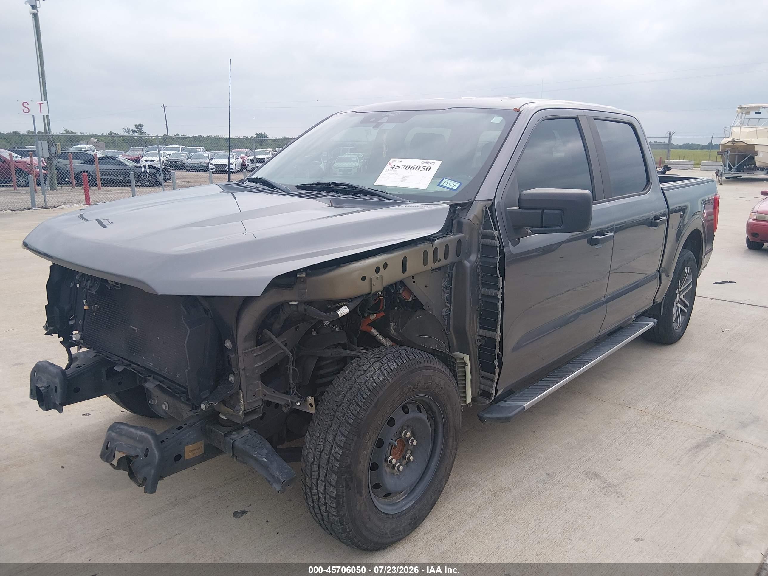 2021 Ford F-150 VIN 1FTEW1C5XMFC46557 IAAI salvage auction — Front End, Salvage (Texas), sold $9,800 on 2026-09-25 (photo 2)
