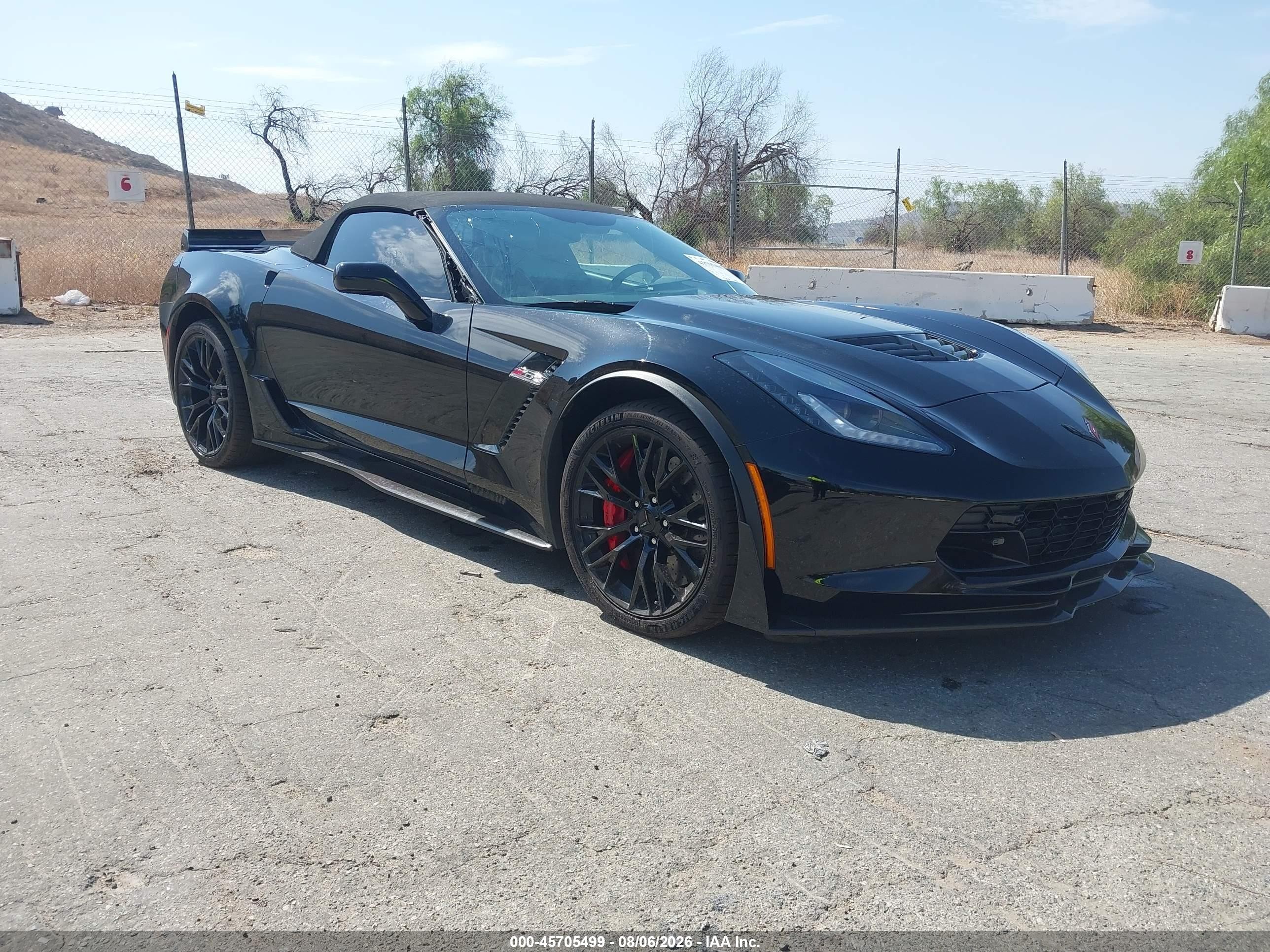 2016 Chevrolet Corvette VIN 1G1YU3D62G5600788 — IAAI salvage auction photo