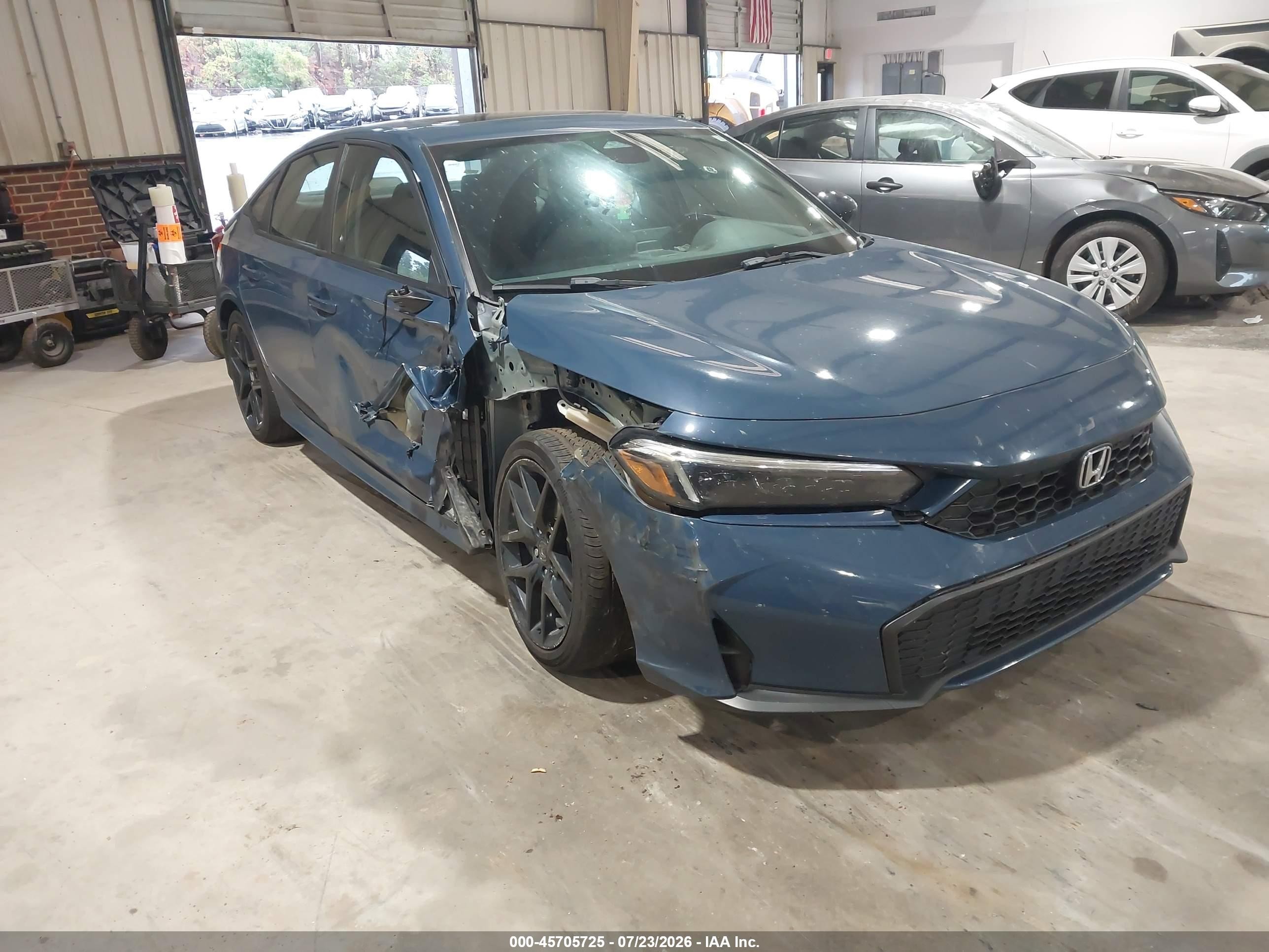 2025 Honda Civic Hybrid VIN 2HGFE4F88SH308730 — IAAI salvage auction photo