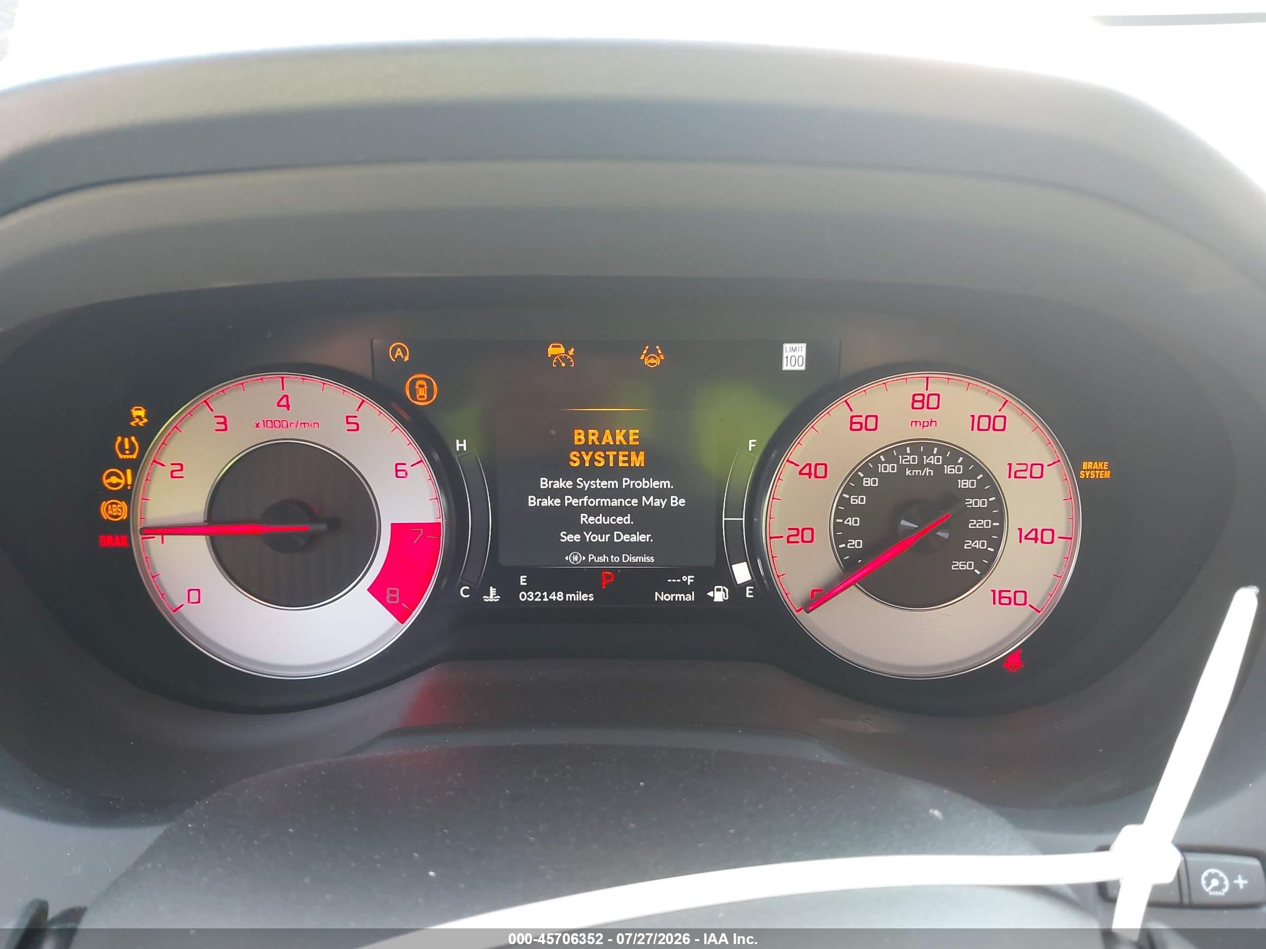 2024 Acura Rdx VIN 5J8TC2H65RL005989 IAAI salvage auction — Unknown, Salvage - Greater Than 75% (Maryland), sold $13,600 on 2026-09-19 (photo 7)