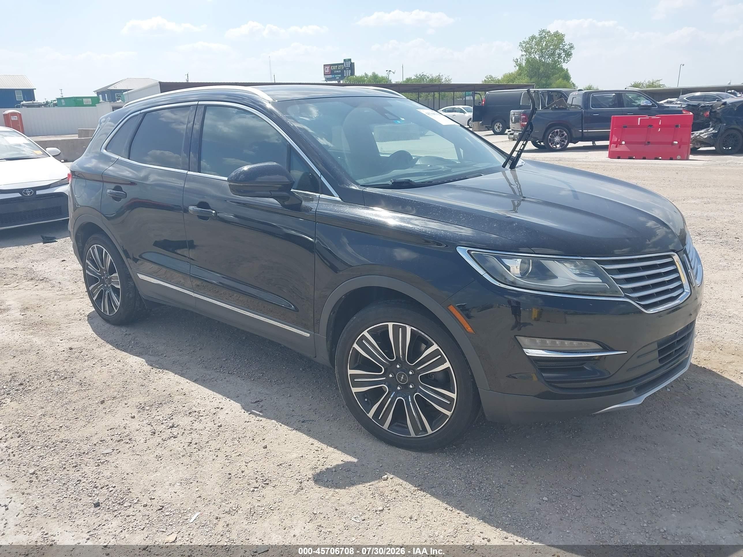 2017 Lincoln MKC VIN 5LMCJ4D92HUL12781 IAAI salvage auction — Hail, Original (Texas), sold $1,900 on 2026-09-24 (photo 1)