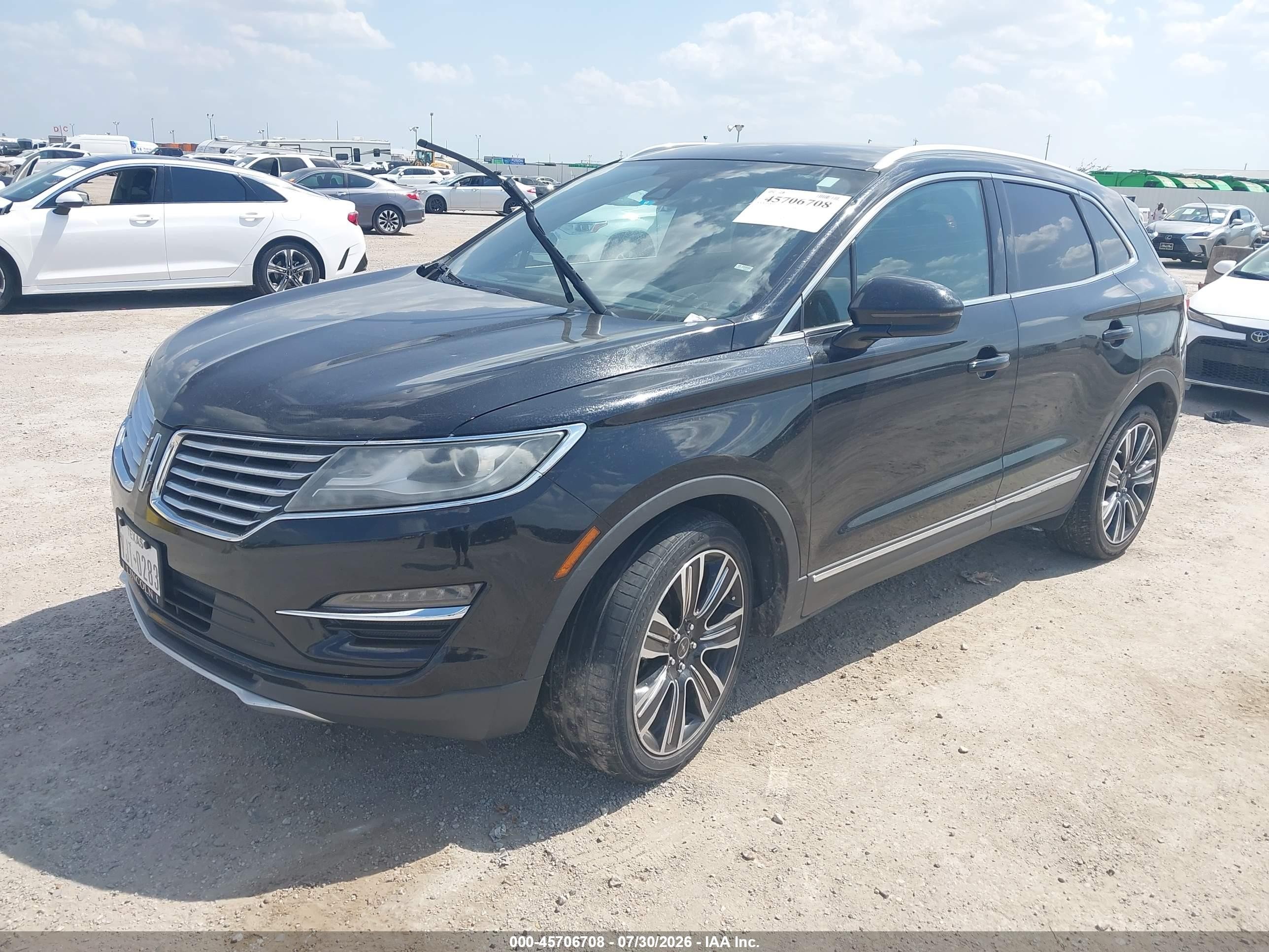 2017 Lincoln MKC VIN 5LMCJ4D92HUL12781 IAAI salvage auction — Hail, Original (Texas), sold $1,900 on 2026-09-24 (photo 2)