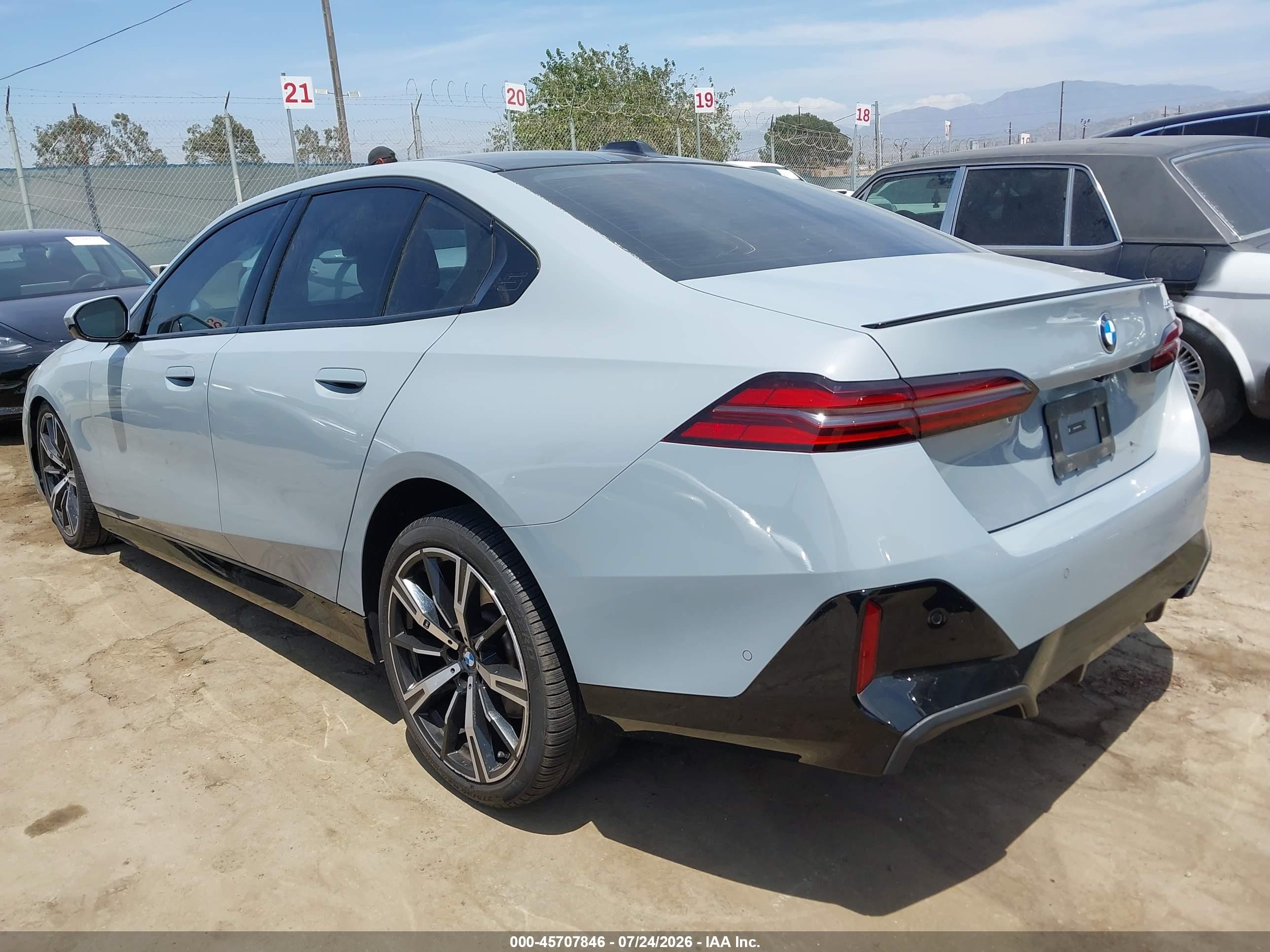 2024 BMW 5 Series VIN WBA43FJ0XRCP97103 IAAI salvage auction — Unknown, Salvage (California), sold $26,750 on 2026-08-20 (photo 3)