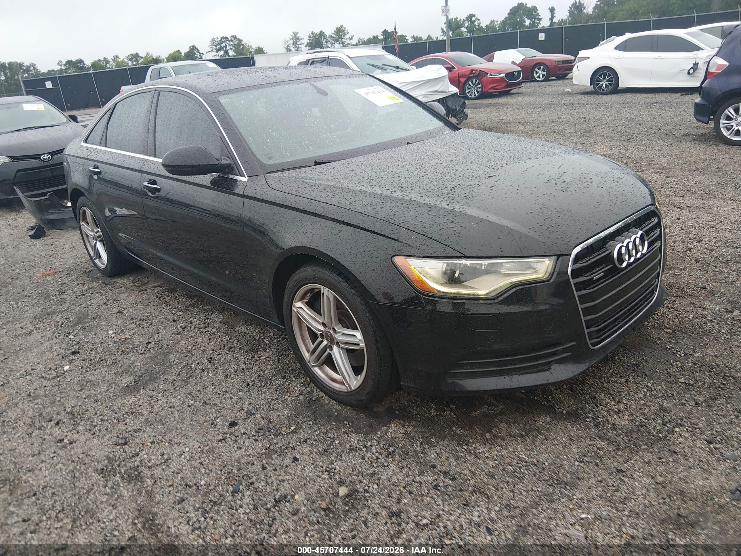 2014 Audi A6 VIN WAUGFAFC8EN044615 IAAI salvage auction — Rear End, Salvage (South Carolina), sold $900 on 2026-09-09 (photo 1)