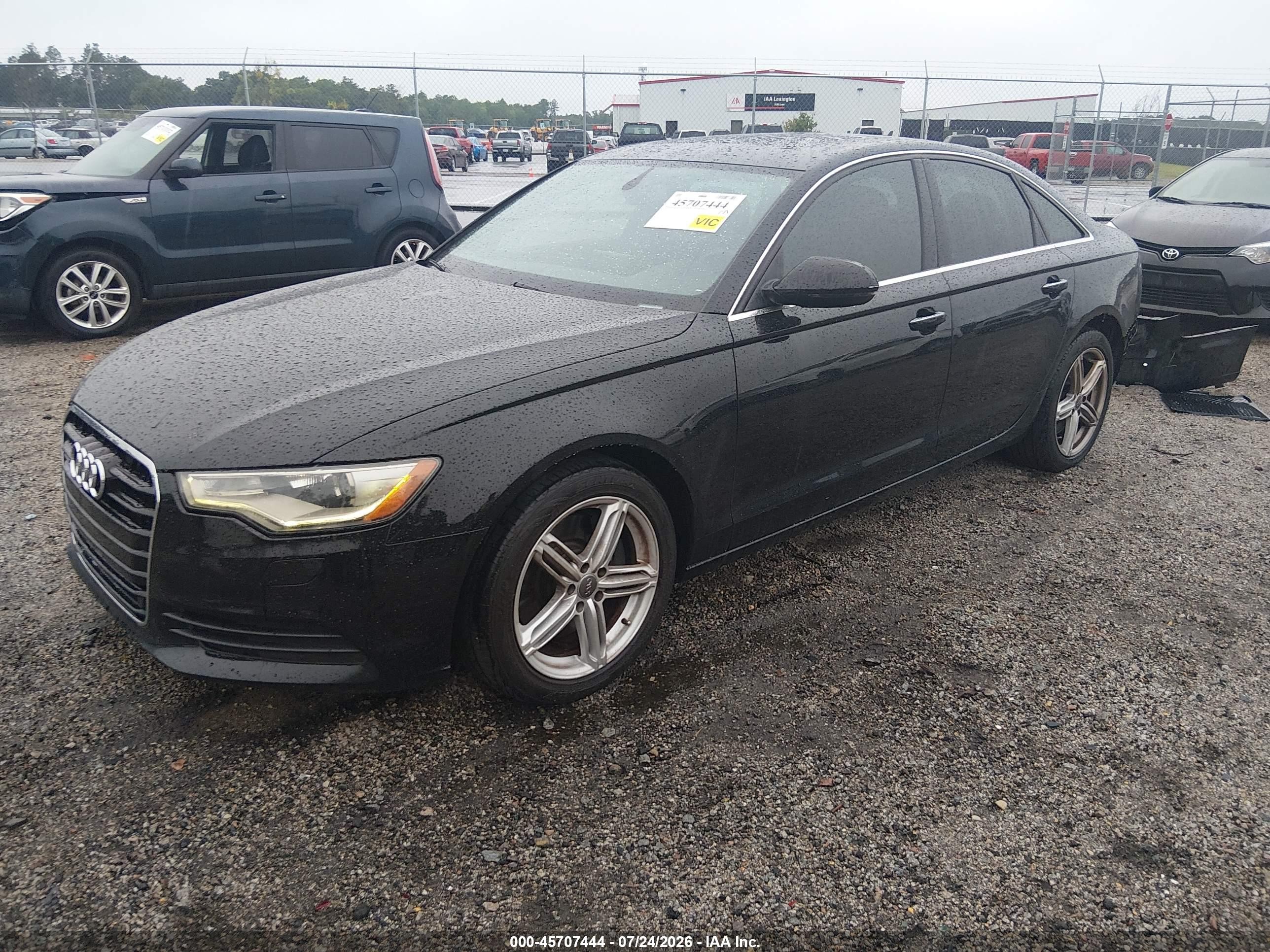 2014 Audi A6 VIN WAUGFAFC8EN044615 IAAI salvage auction — Rear End, Salvage (South Carolina), sold $900 on 2026-09-09 (photo 2)