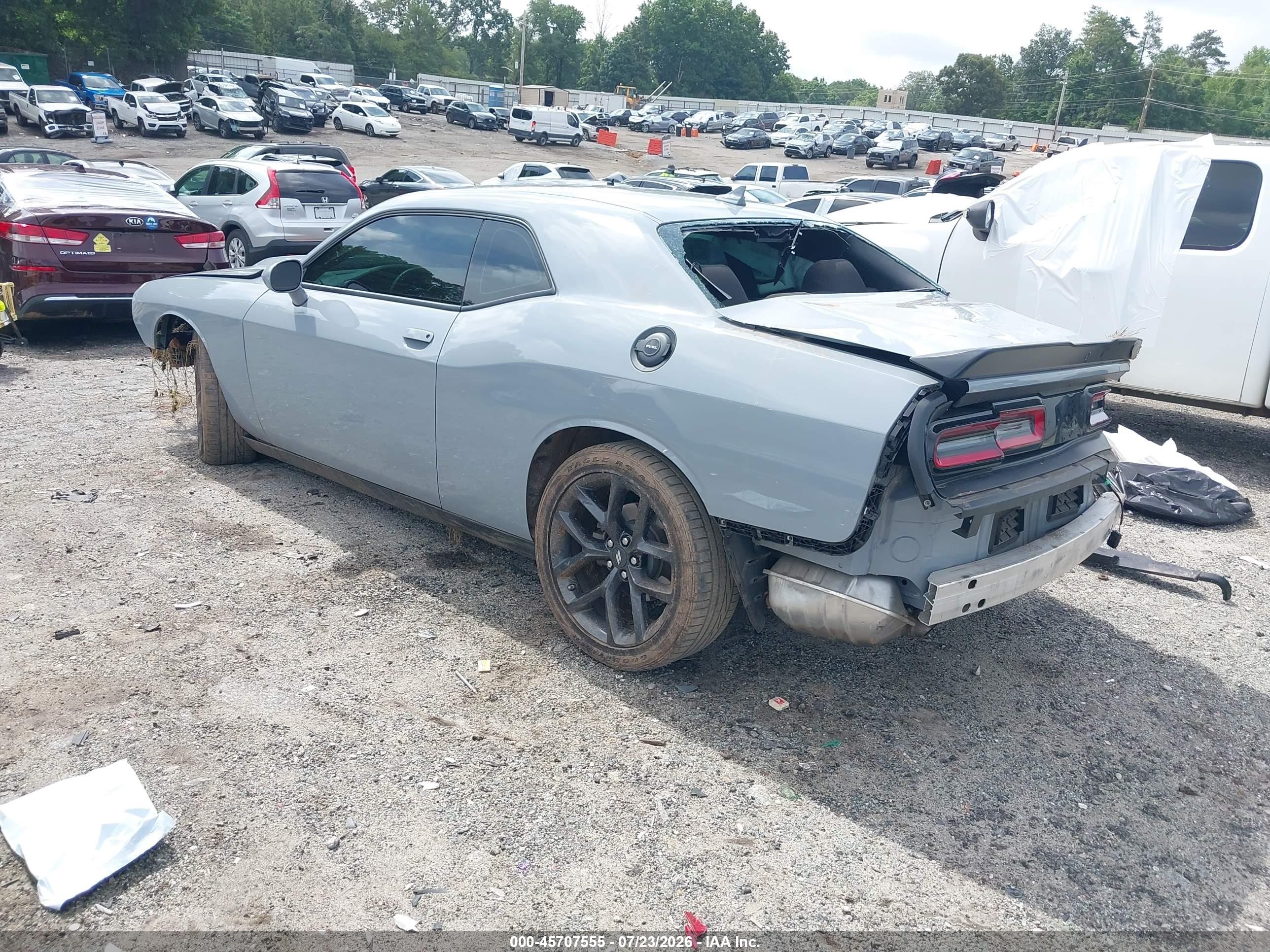2022 Dodge Challenger VIN 2C3CDZJG1NH124979 IAAI salvage auction — Front & Rear, Salvage (Georgia), sold $3,525 on 2026-09-14 (photo 3)