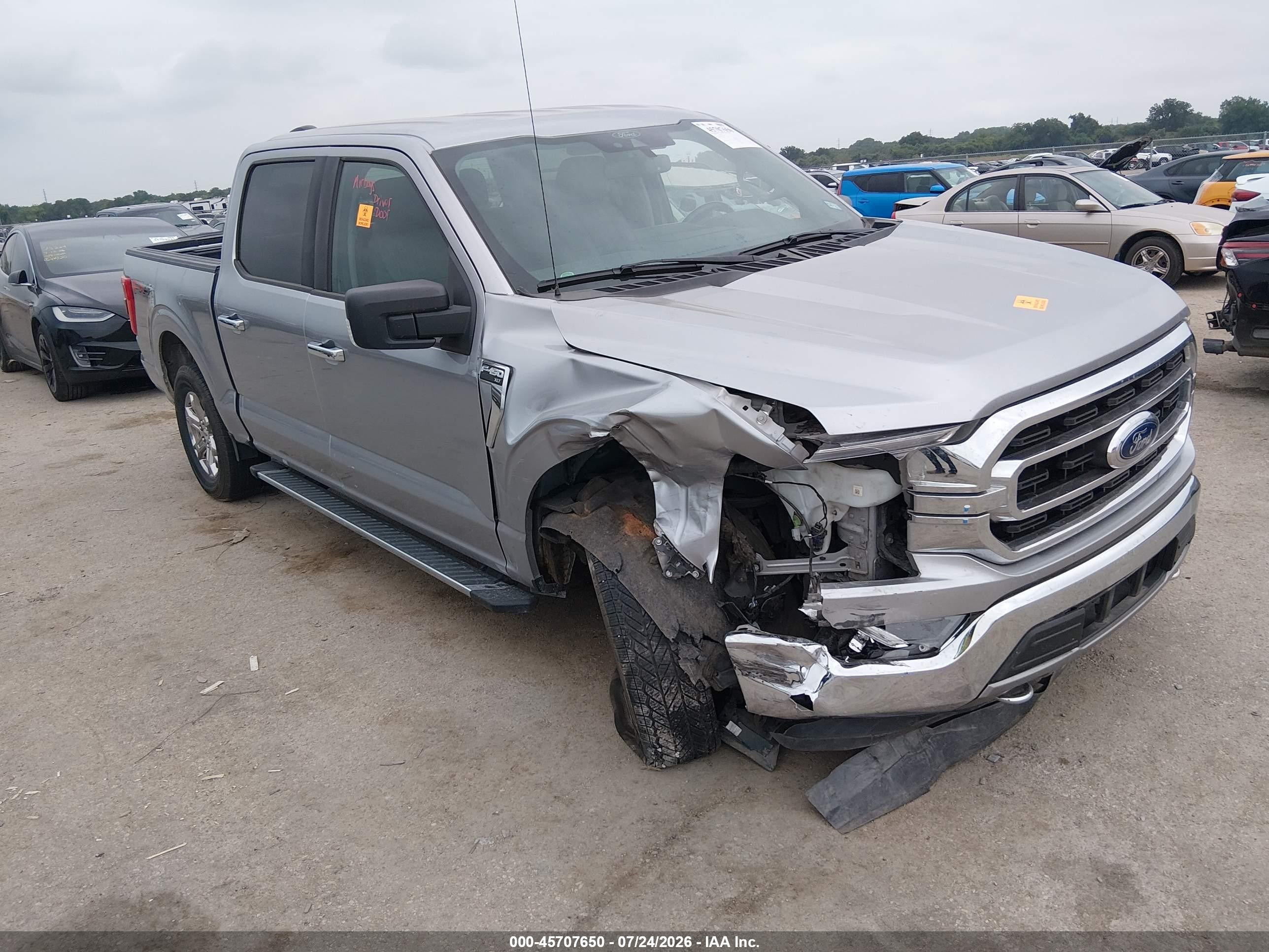 2021 Ford F-150 VIN 1FTFW1E83MFA59530 — IAAI salvage auction photo