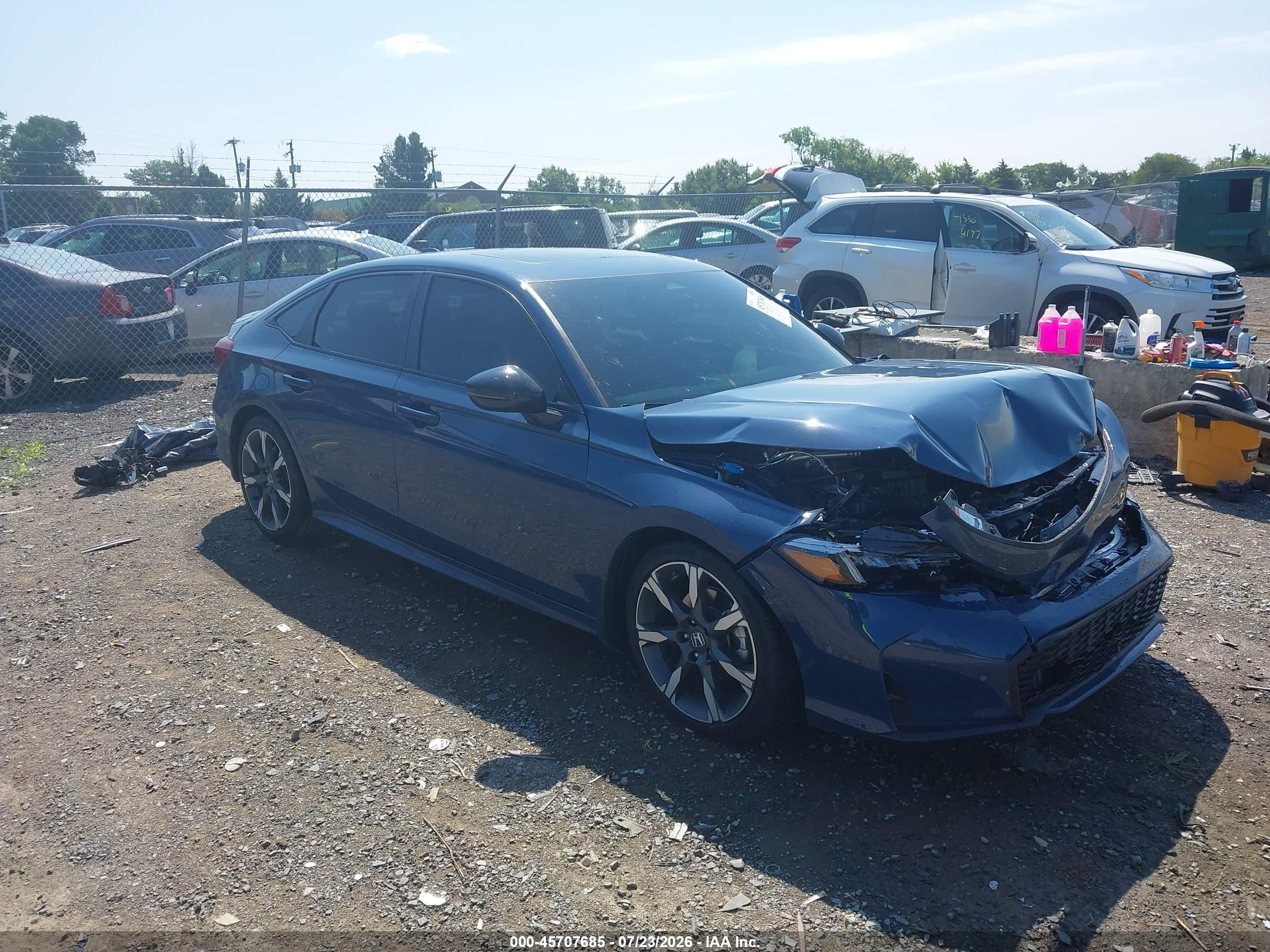 2026 Honda Civic Hybrid VIN 2HGFE4F89TH302162 — IAAI salvage auction photo