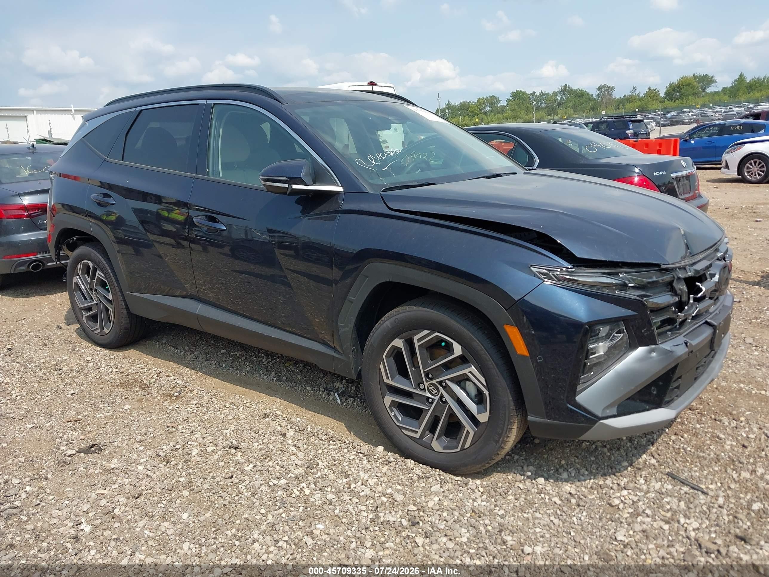 2025 Hyundai Tucson Hybrid VIN KM8JEDD12SU383608 — IAAI salvage auction photo