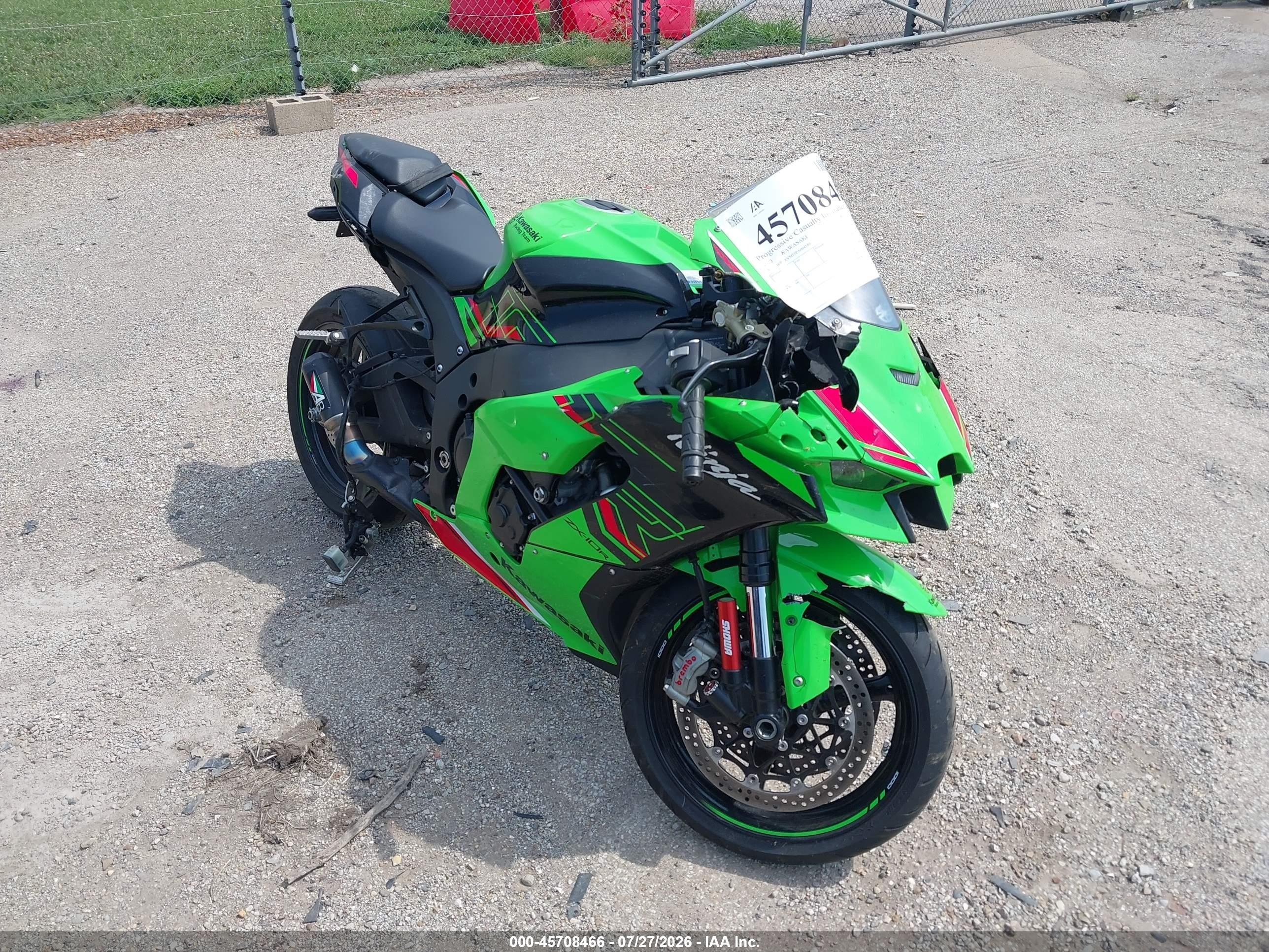 2023 Kawasaki ZX1002 VIN JKBZXVM10PA004580 — IAAI salvage auction photo