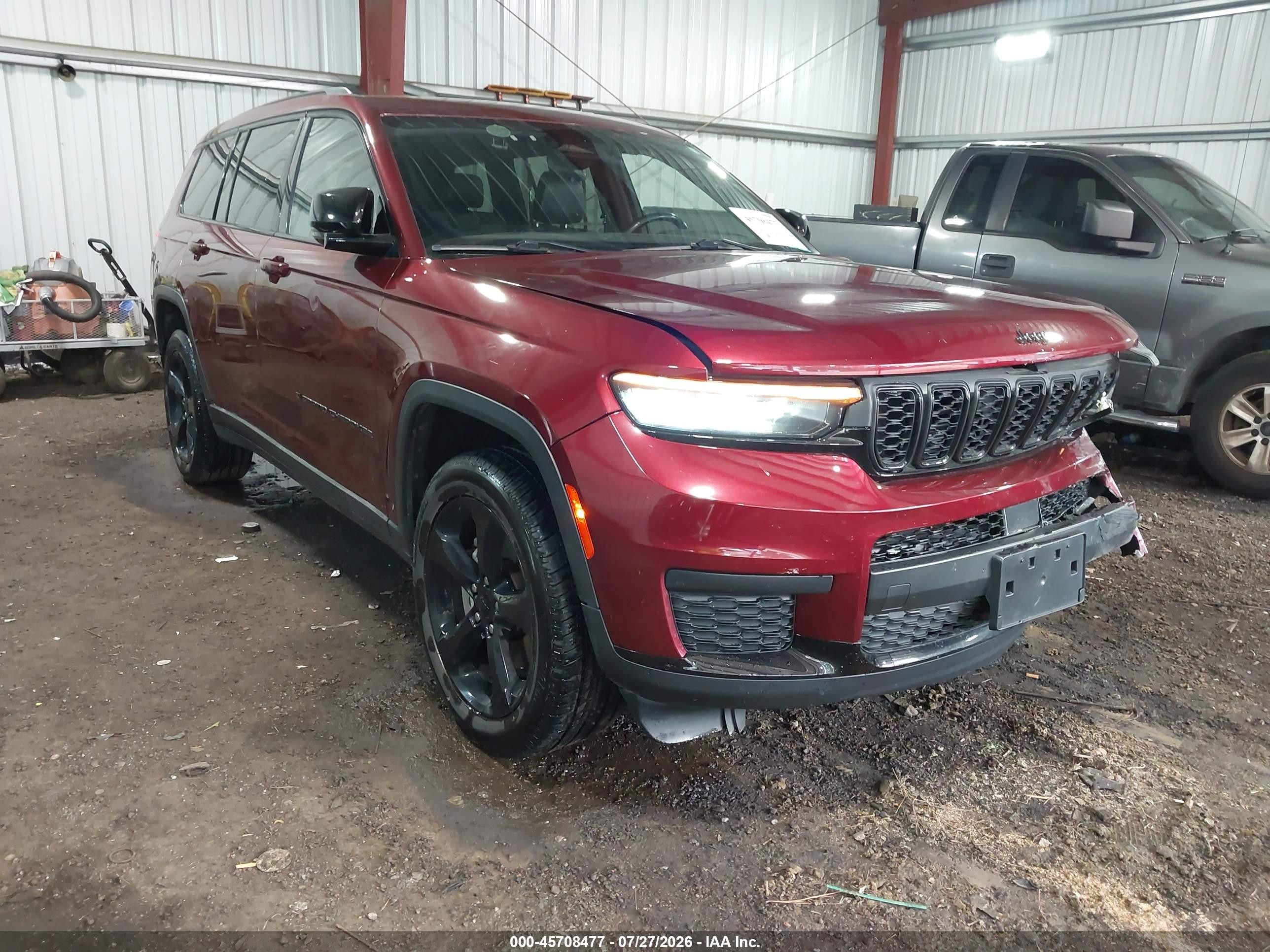 2021 Jeep Grand Cherokee L VIN 1C4RJKAG9M8189010 — IAAI salvage auction photo