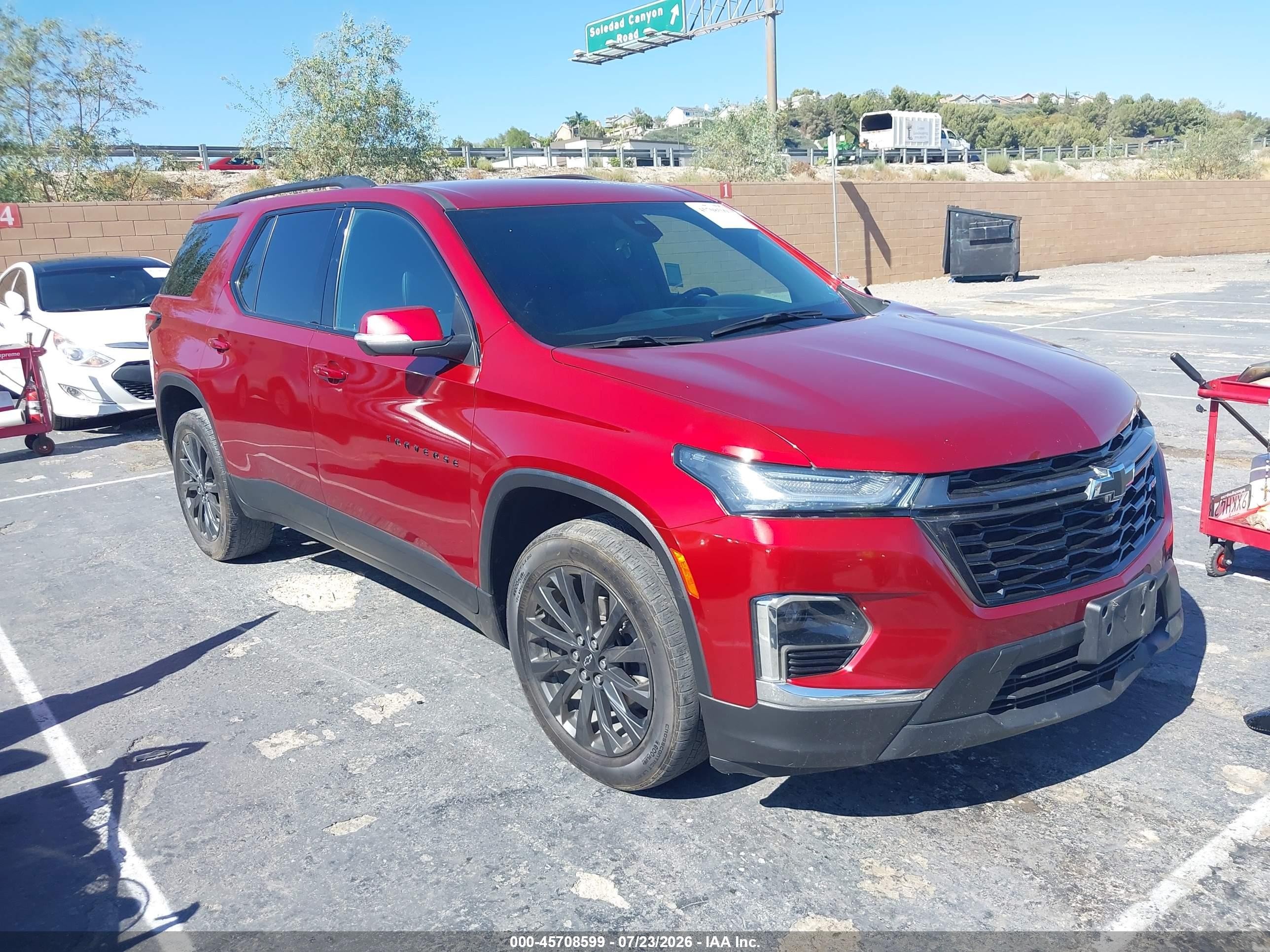 2022 Chevrolet Traverse VIN 1GNERJKW0NJ169611 — IAAI salvage auction photo