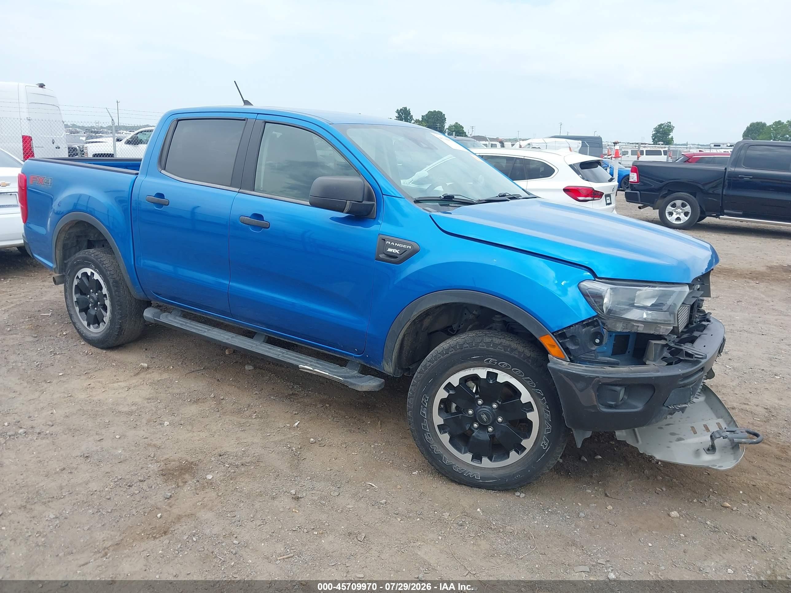 2021 Ford Ranger VIN 1FTER4FH2MLD74064 — IAAI salvage auction photo