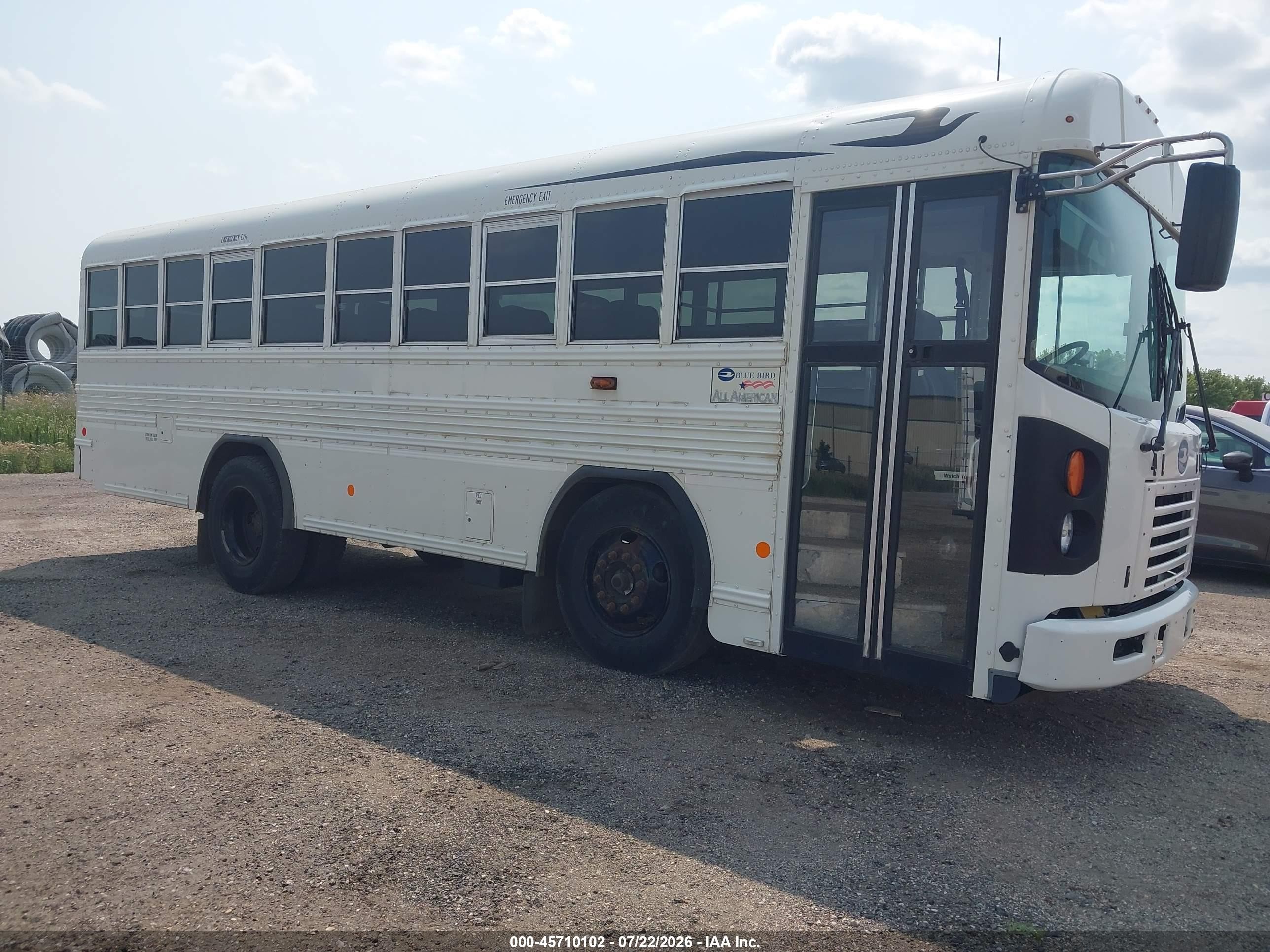 2016 Blue Bird School Bus VIN 1BABECPH7GF322482 — IAAI salvage auction photo