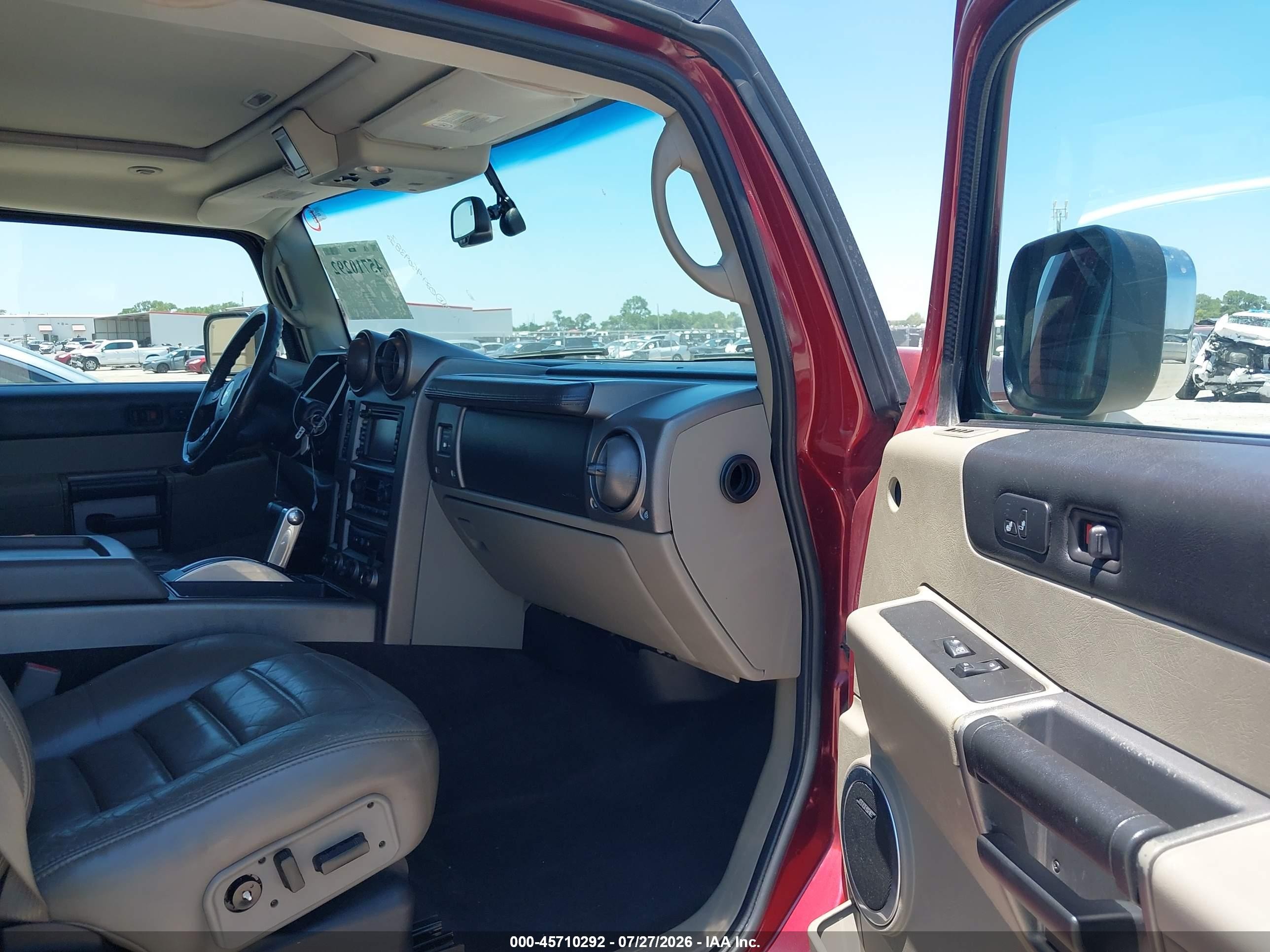 2004 Hummer H2 VIN 5GRGN23U64H122376 IAAI salvage auction — Rear End, Salvage (Texas), sold $3,900 on 2026-10-08 (photo 5)