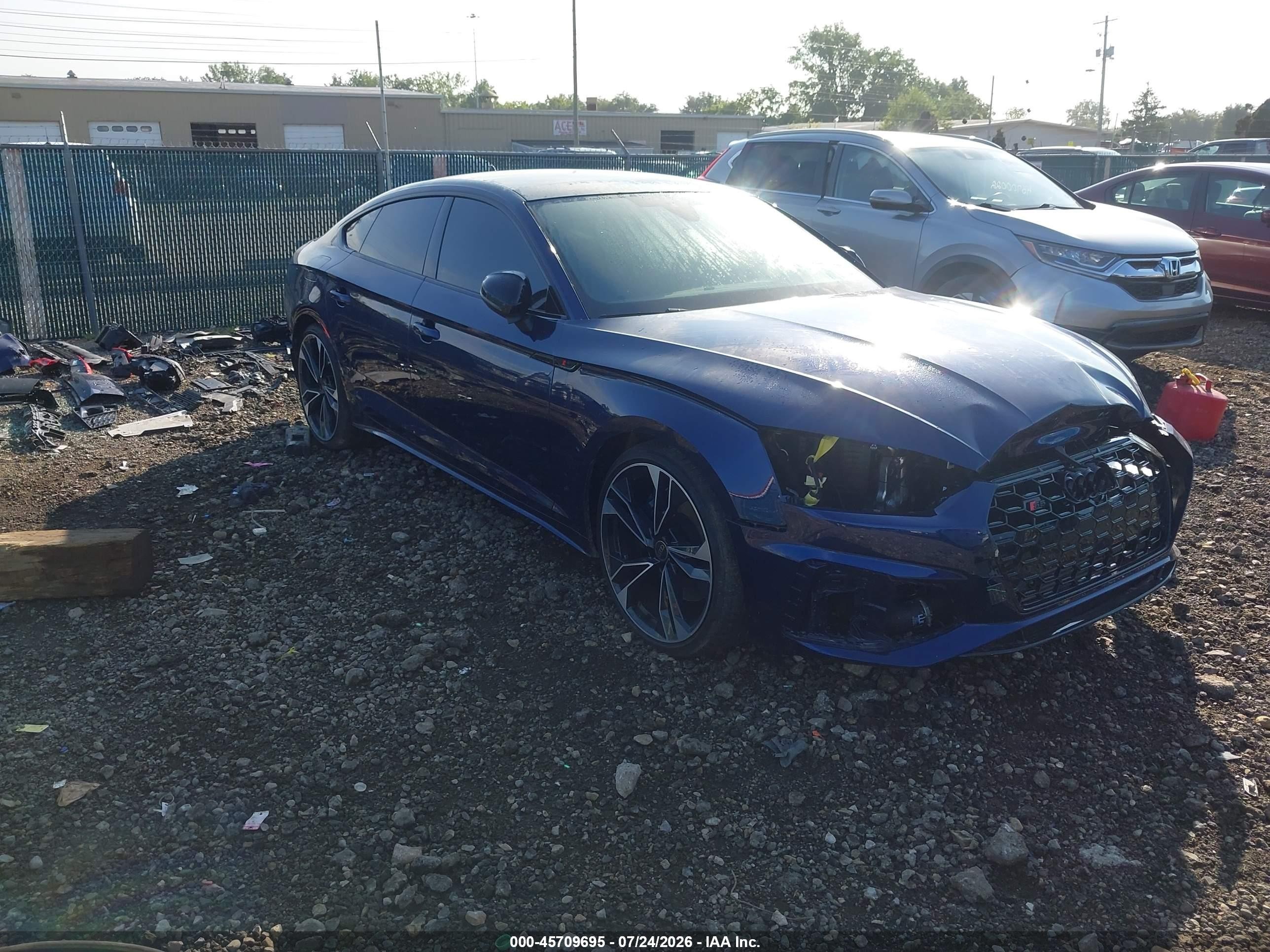 2025 Audi S5 Sportback VIN WAUC4CF5XSA014794 — IAAI salvage auction photo