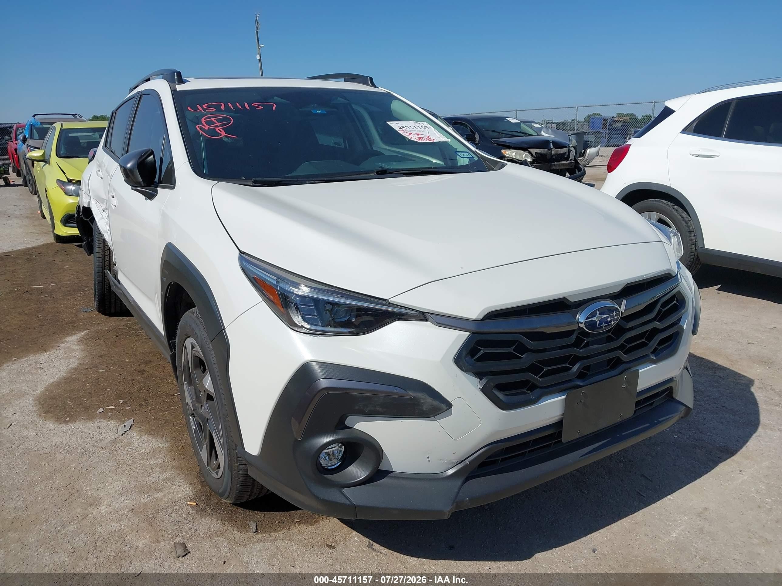 2025 Subaru Crosstrek VIN 4S4GUHM62S3716377 — IAAI salvage auction photo