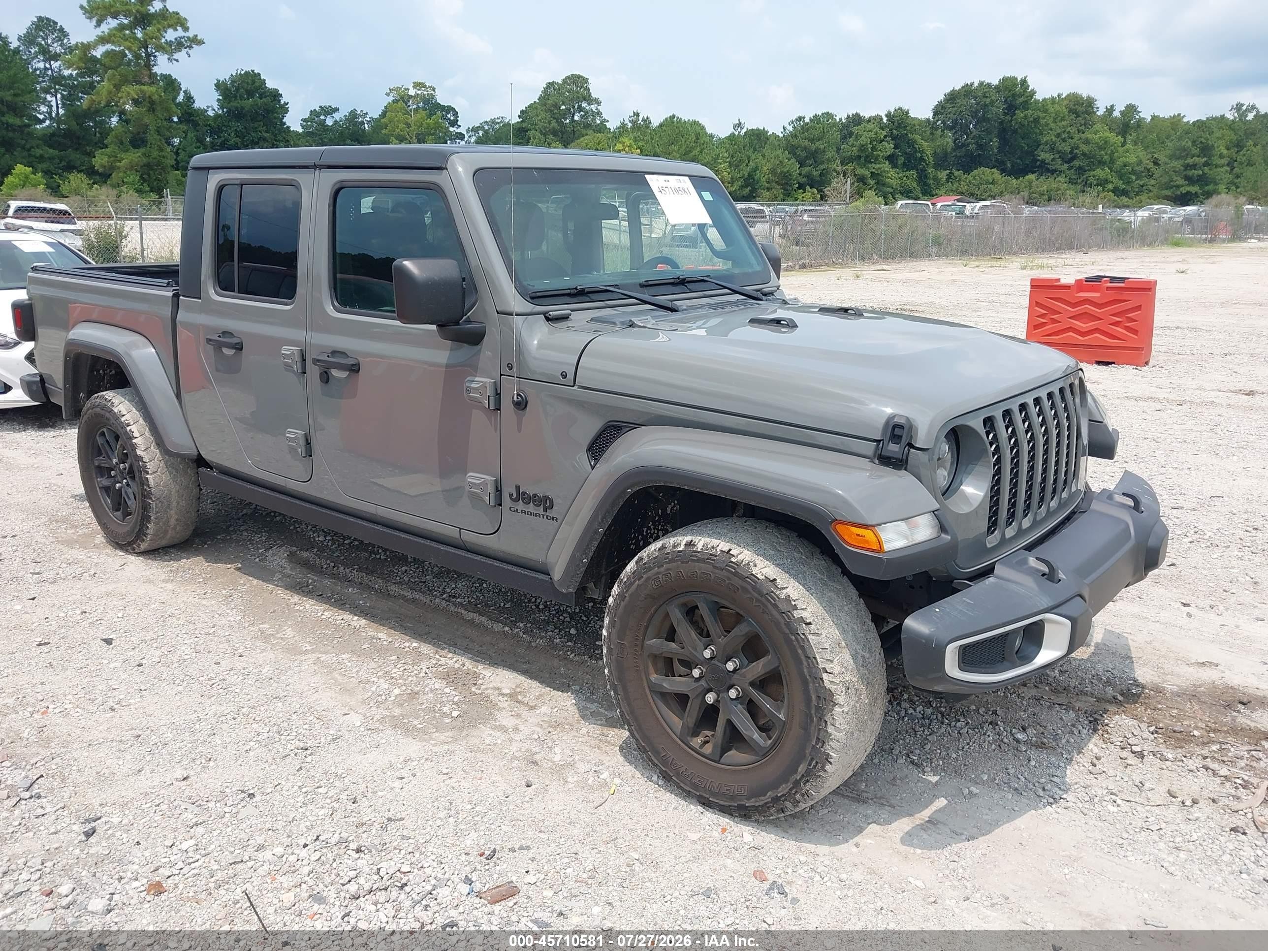 2021 Jeep Gladiator VIN 1C6HJTAG8ML611872 — IAAI salvage auction photo