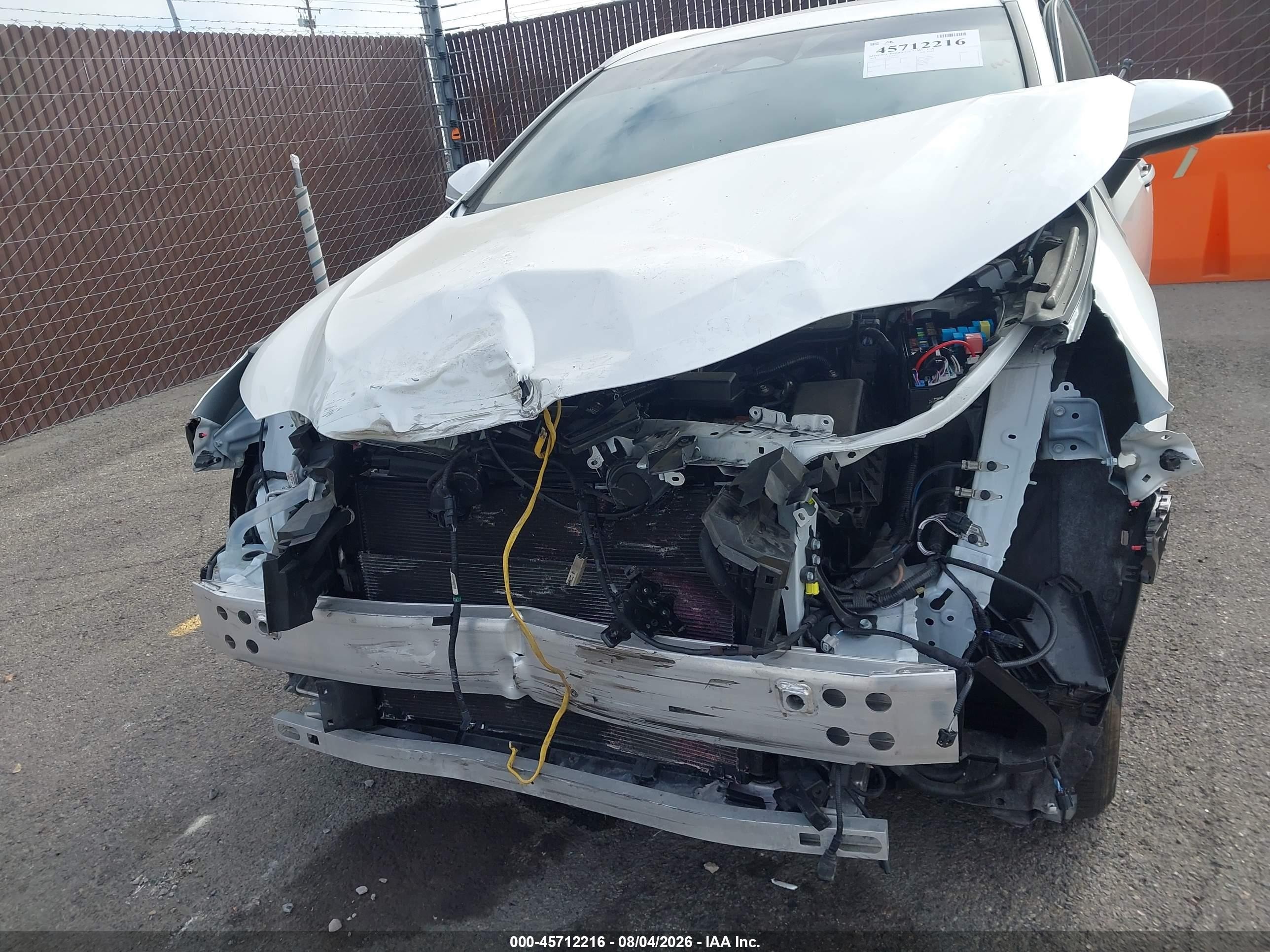 2024 Lexus Nx VIN JTJGKCEZ7R2024392 IAAI salvage auction — Front End, Salvage (California), sold $17,750 on 2026-08-17 (photo 6)