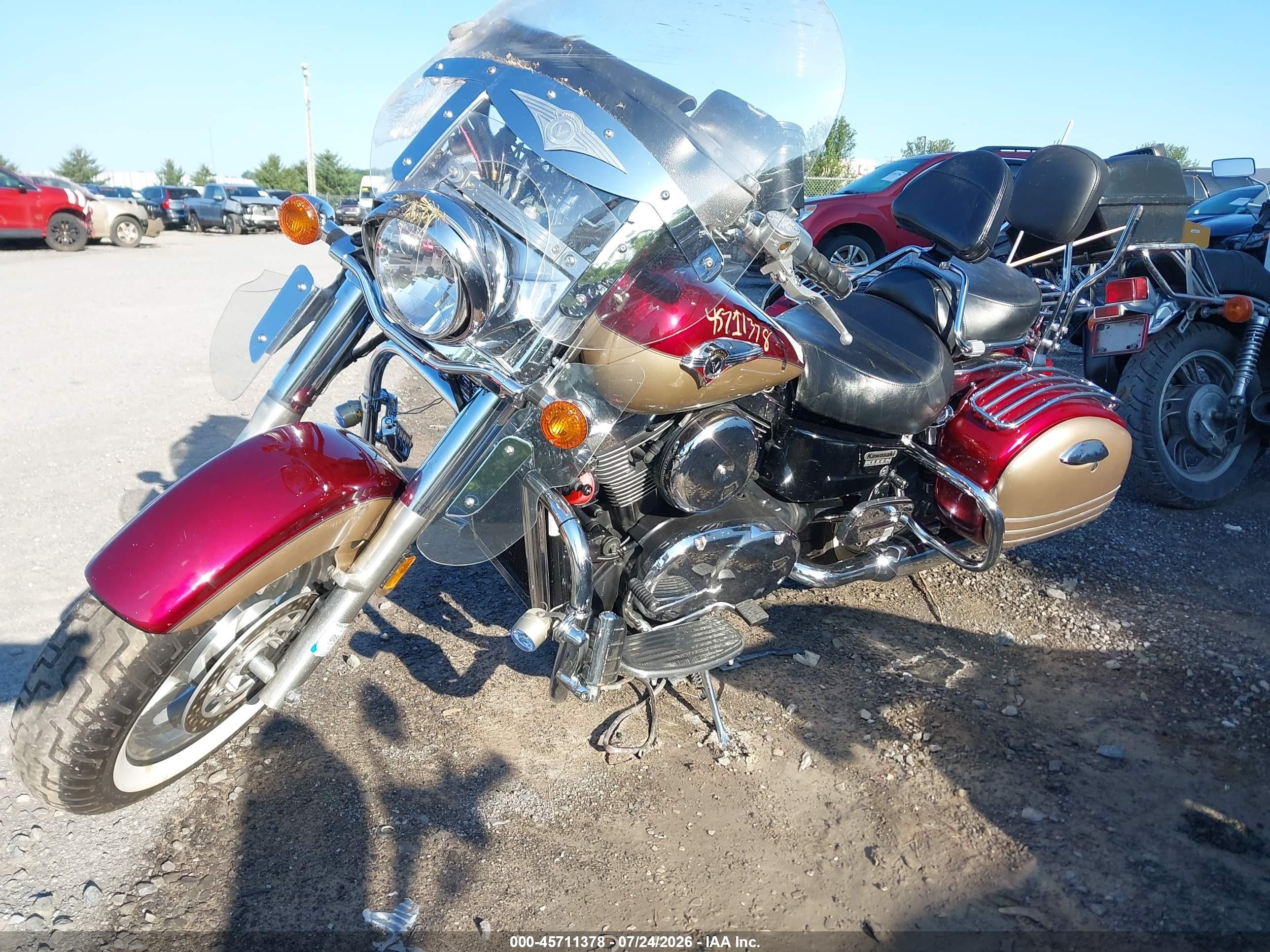 2003 Kawasaki Vn1500 VIN JKBVNAL103A021131 IAAI salvage auction — Side, Mv-907A (New York), sold $50 on 2026-09-08 (photo 2)