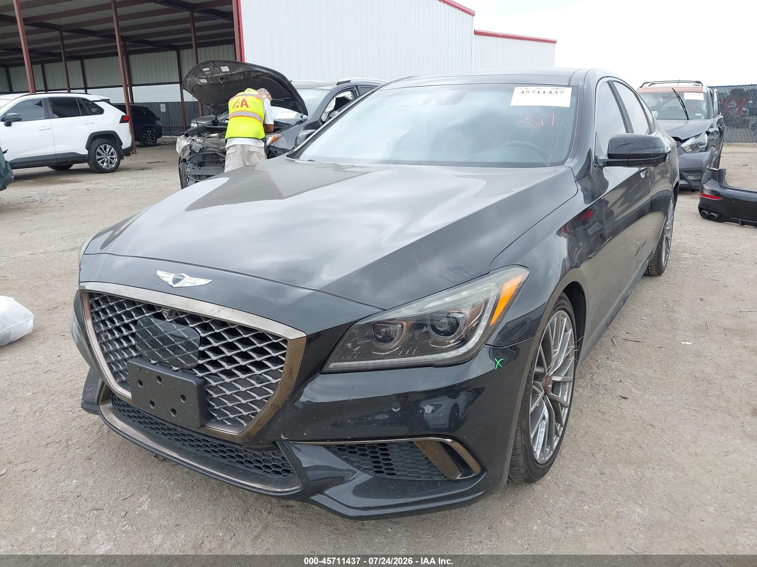 2019 Genesis G80 VIN KMHGN4JB8KU289921 IAAI salvage auction — Rear End, Original (Texas), sold $10,000 on 2026-09-15 (photo 2)