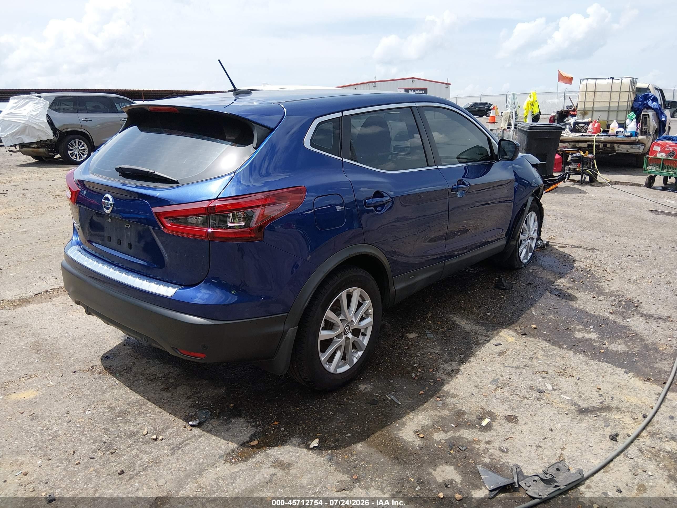 2020 Nissan Rogue VIN JN1BJ1CV7LW264095 IAAI salvage auction — Unknown, Salvage (Mississippi), sold $1,150 on 2026-09-09 (photo 4)