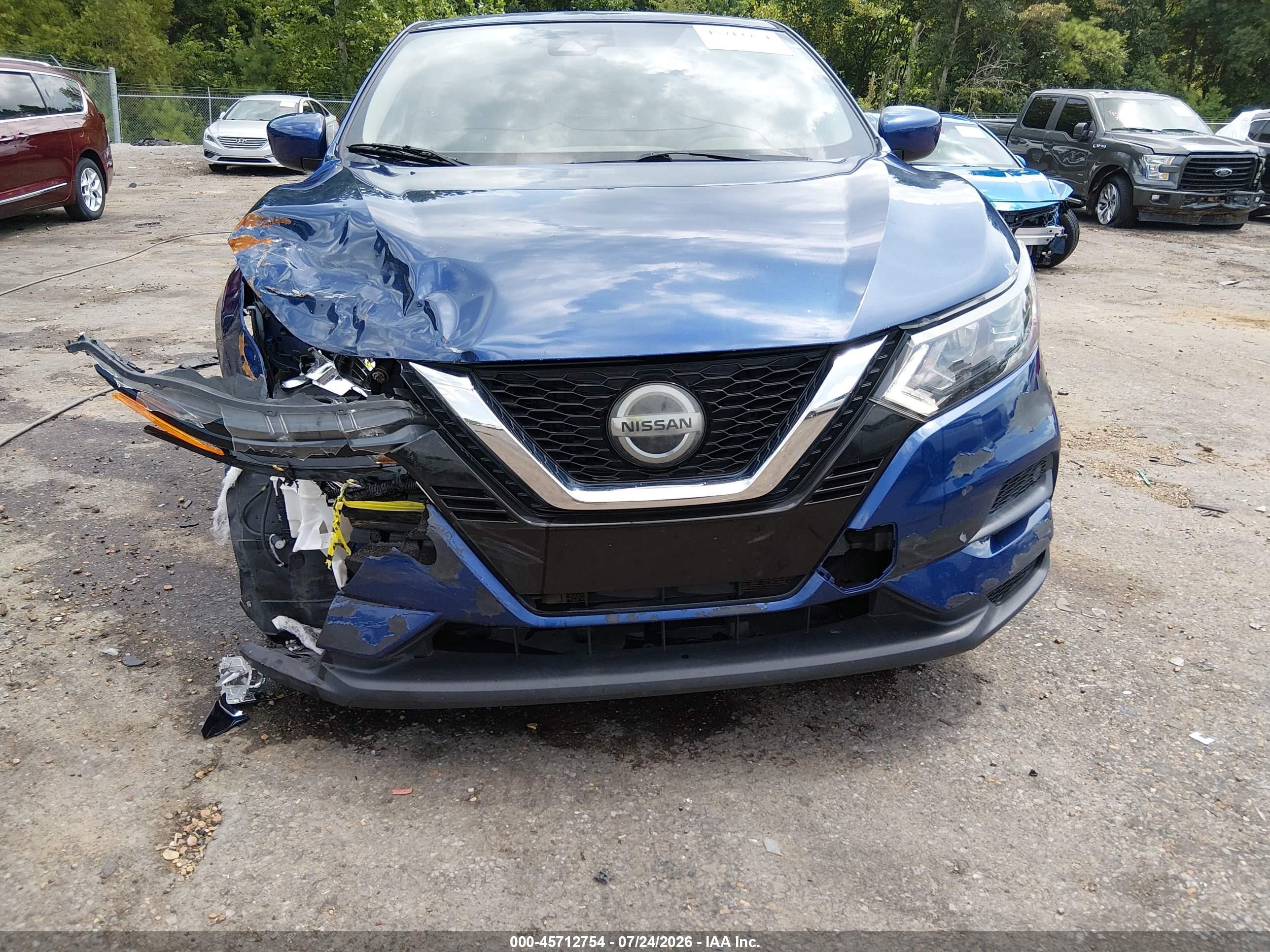 2020 Nissan Rogue VIN JN1BJ1CV7LW264095 IAAI salvage auction — Unknown, Salvage (Mississippi), sold $1,150 on 2026-09-09 (photo 6)