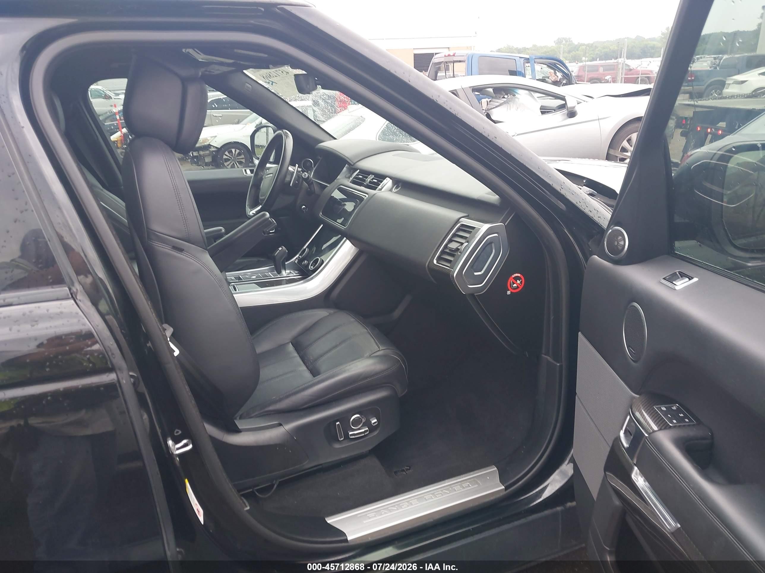 2019 Land Rover Range Rover Sport VIN SALWV2RE9KA819598 IAAI salvage auction — Front End, Clear (Oklahoma), sold $14,600 on 2026-09-19 (photo 5)