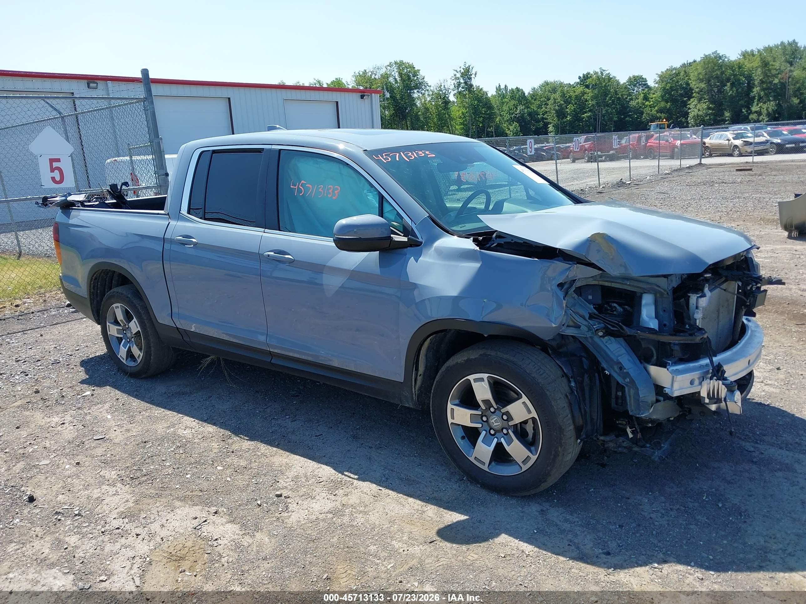 2025 Honda Ridgeline VIN 5FPYK3F58SB006173 — IAAI salvage auction photo