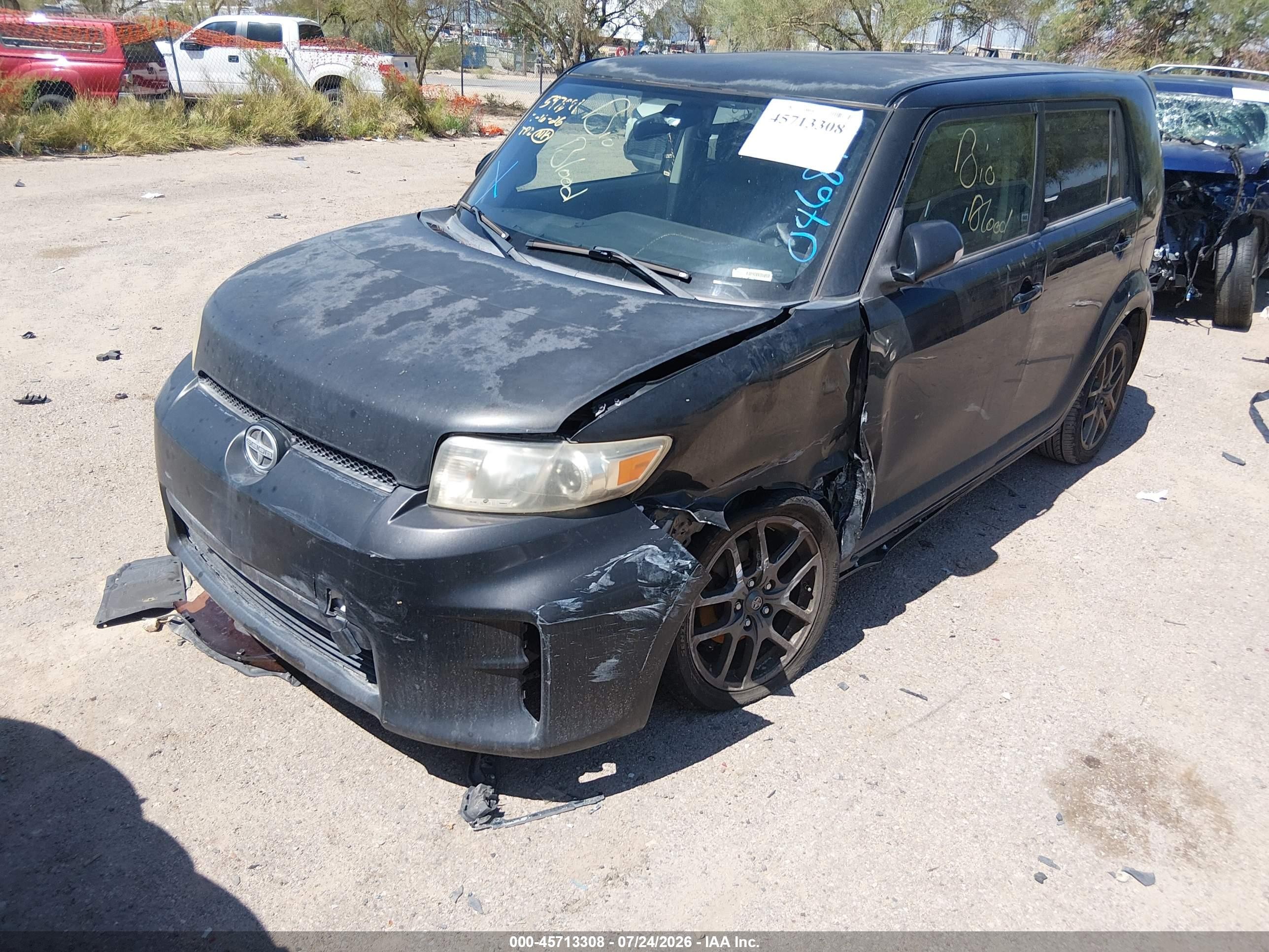 2013 Scion Xb VIN JTLZE4FE5DJ046849 IAAI salvage auction — Biohazard/Chemical, Salvage (Arizona), sold $425 on 2026-09-11 (photo 2)