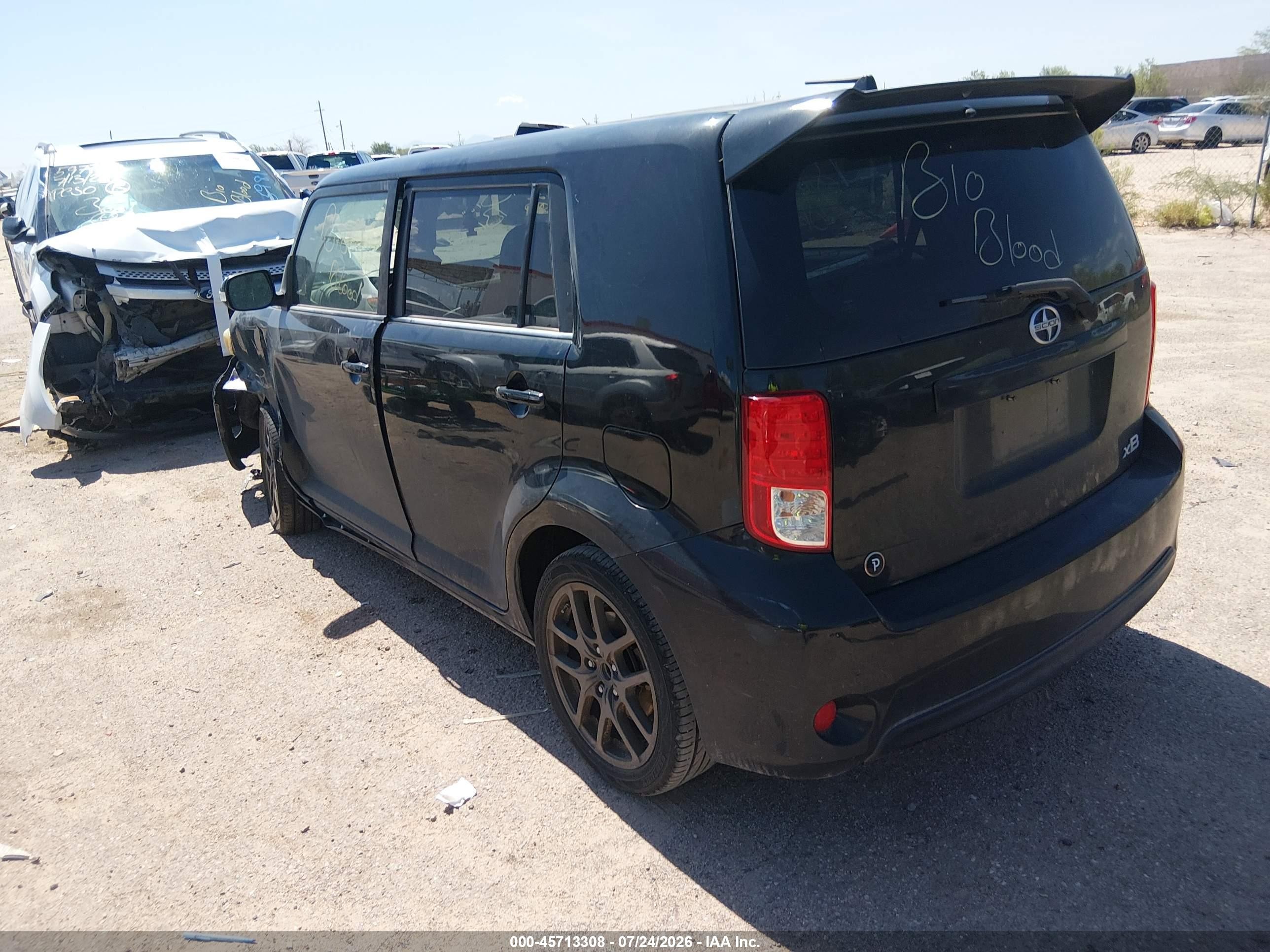 2013 Scion Xb VIN JTLZE4FE5DJ046849 IAAI salvage auction — Biohazard/Chemical, Salvage (Arizona), sold $425 on 2026-09-11 (photo 3)