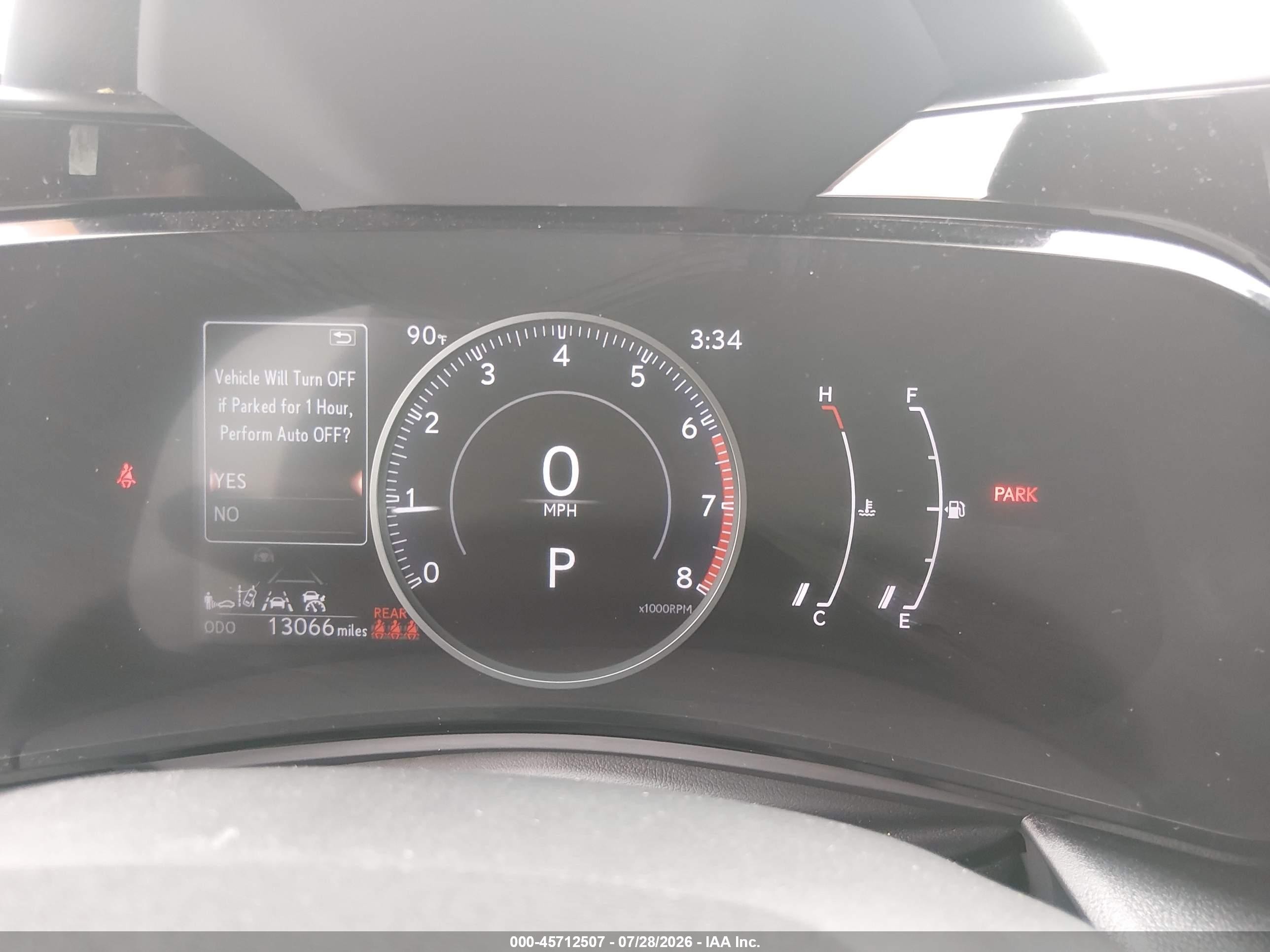 2025 Lexus Nx VIN 2T2GGCEZ8SC092112 IAAI salvage auction — Water/Flood, Salvage (Missouri), sold $23,800 on 2026-09-11 (photo 7)