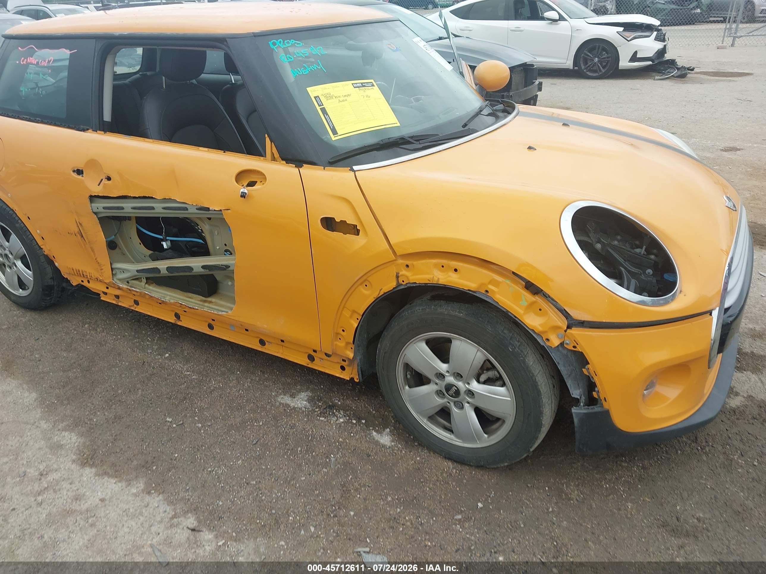 2014 Mini Hardtop VIN WMWXM5C57ET935137 IAAI salvage auction — All Over, Original (Texas), sold $1,100 on 2026-09-10 (photo 6)