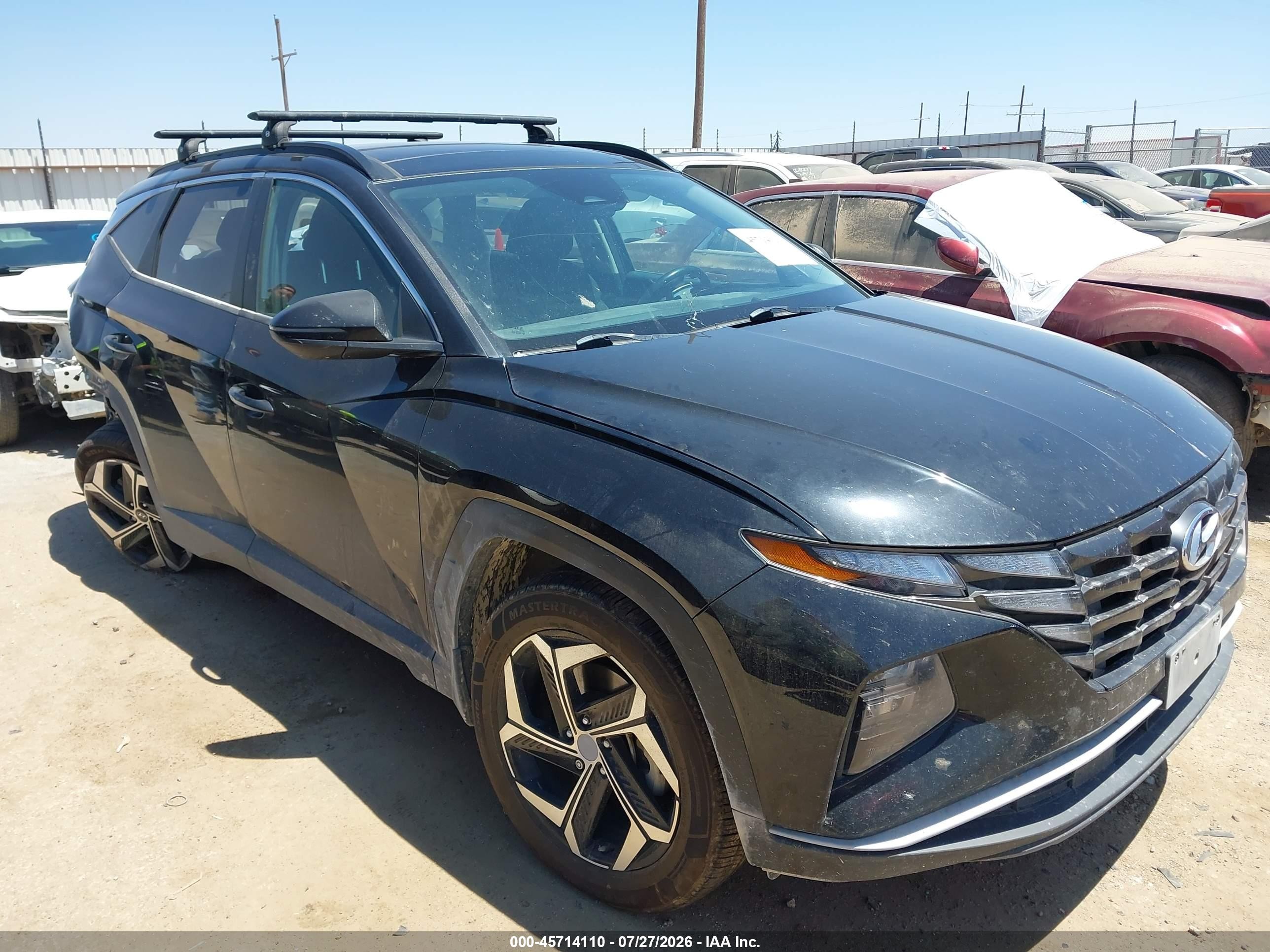 2022 Hyundai Tucson Hybrid VIN KM8JFCA19NU063878 — IAAI salvage auction photo
