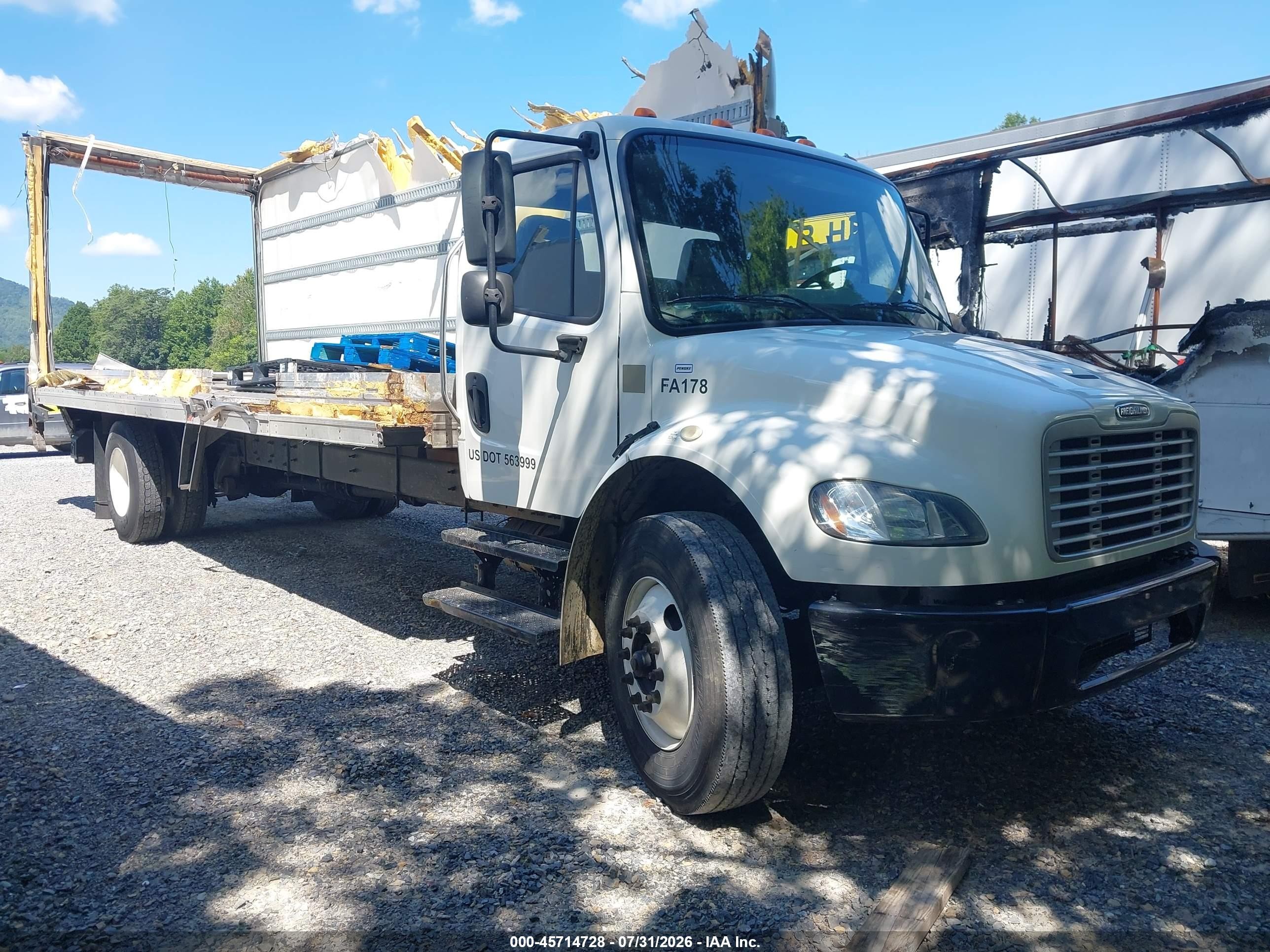 2018 Freightliner M2 106 VIN 1FVACWFC6JHJR3178 IAAI salvage auction — All Over, Salvage (Virginia), sold $3,150 on 2026-09-16 (photo 1)
