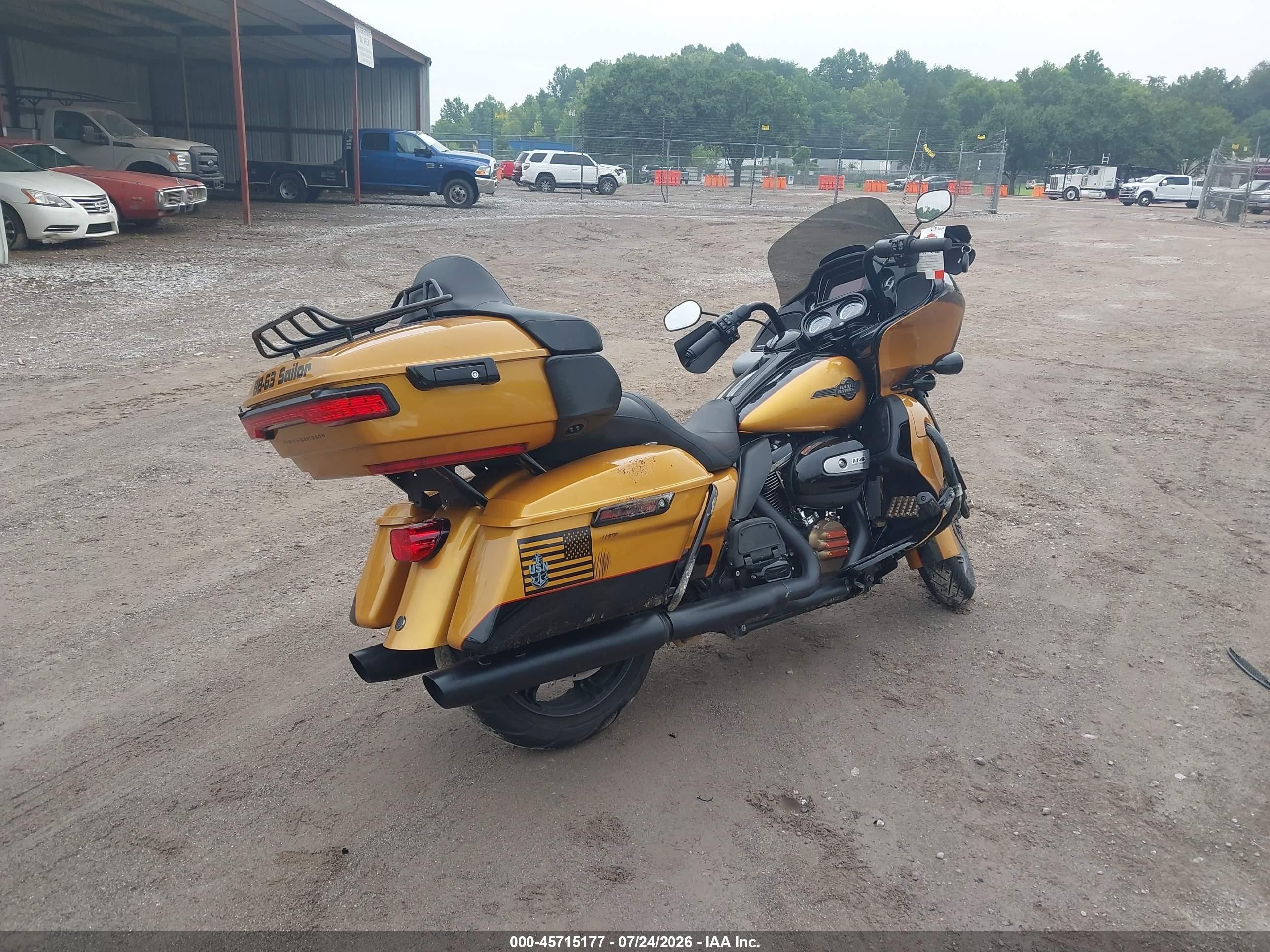 2023 Harley-davidson Road glide VIN 1HD1KZF16PB637846 IAAI salvage auction — Unknown, Salvage (Tennessee), sold $13,500 on 2026-09-03 (photo 4)
