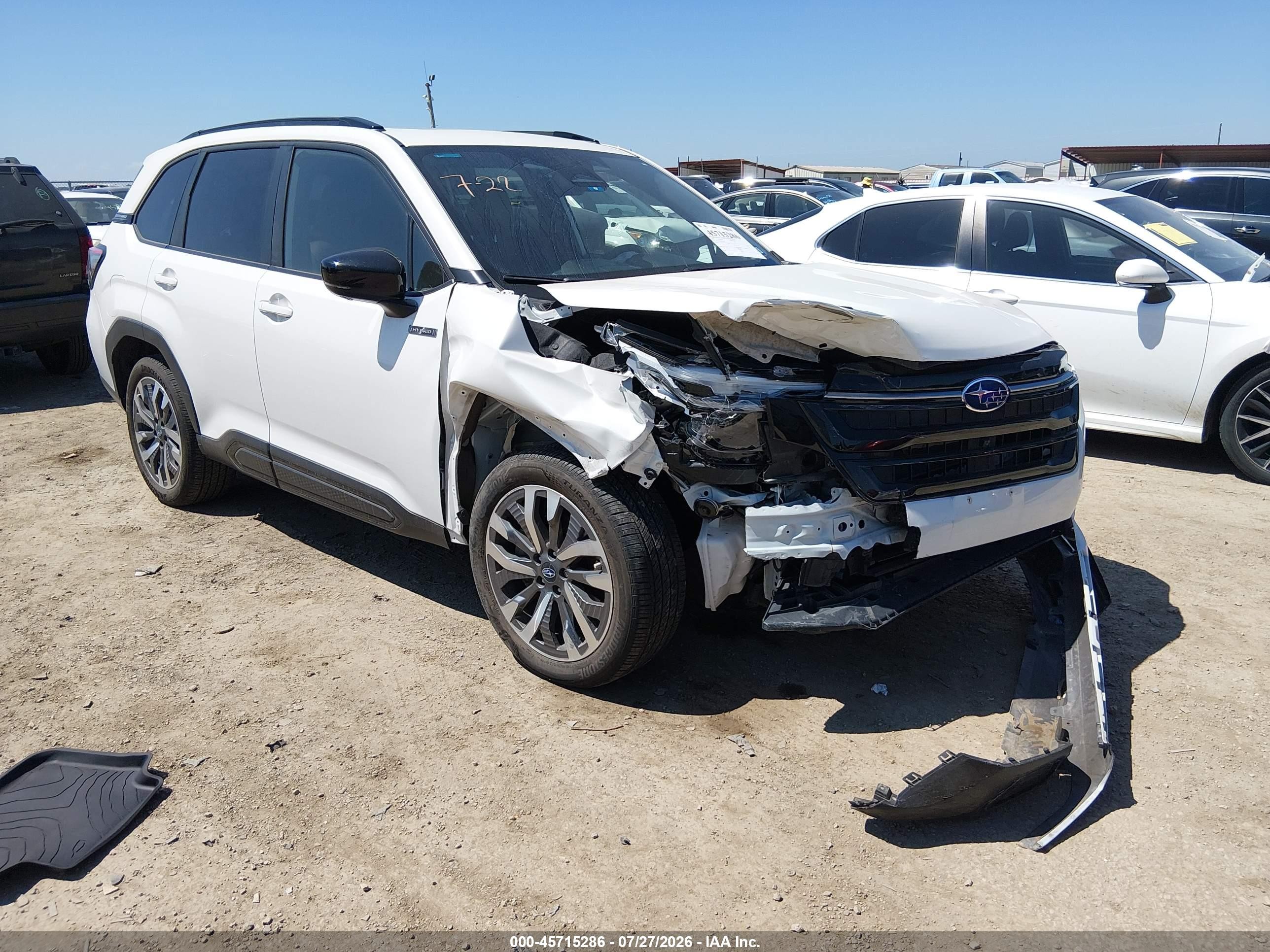 2025 Subaru Forester VIN JF2SLSTDXSH422664 — IAAI salvage auction photo