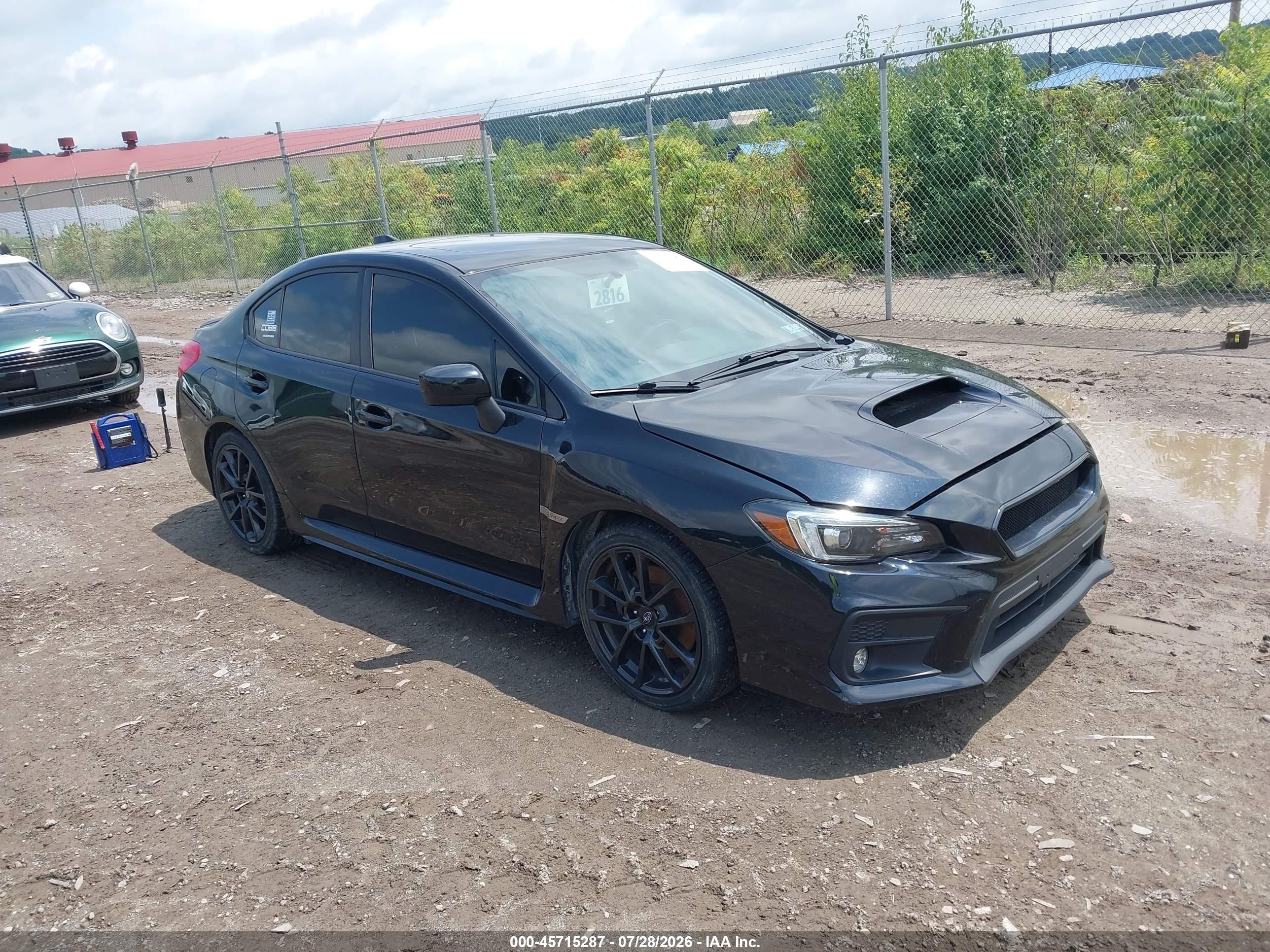 2021 Subaru WRX VIN JF1VA1H66M9811391 — IAAI salvage auction photo