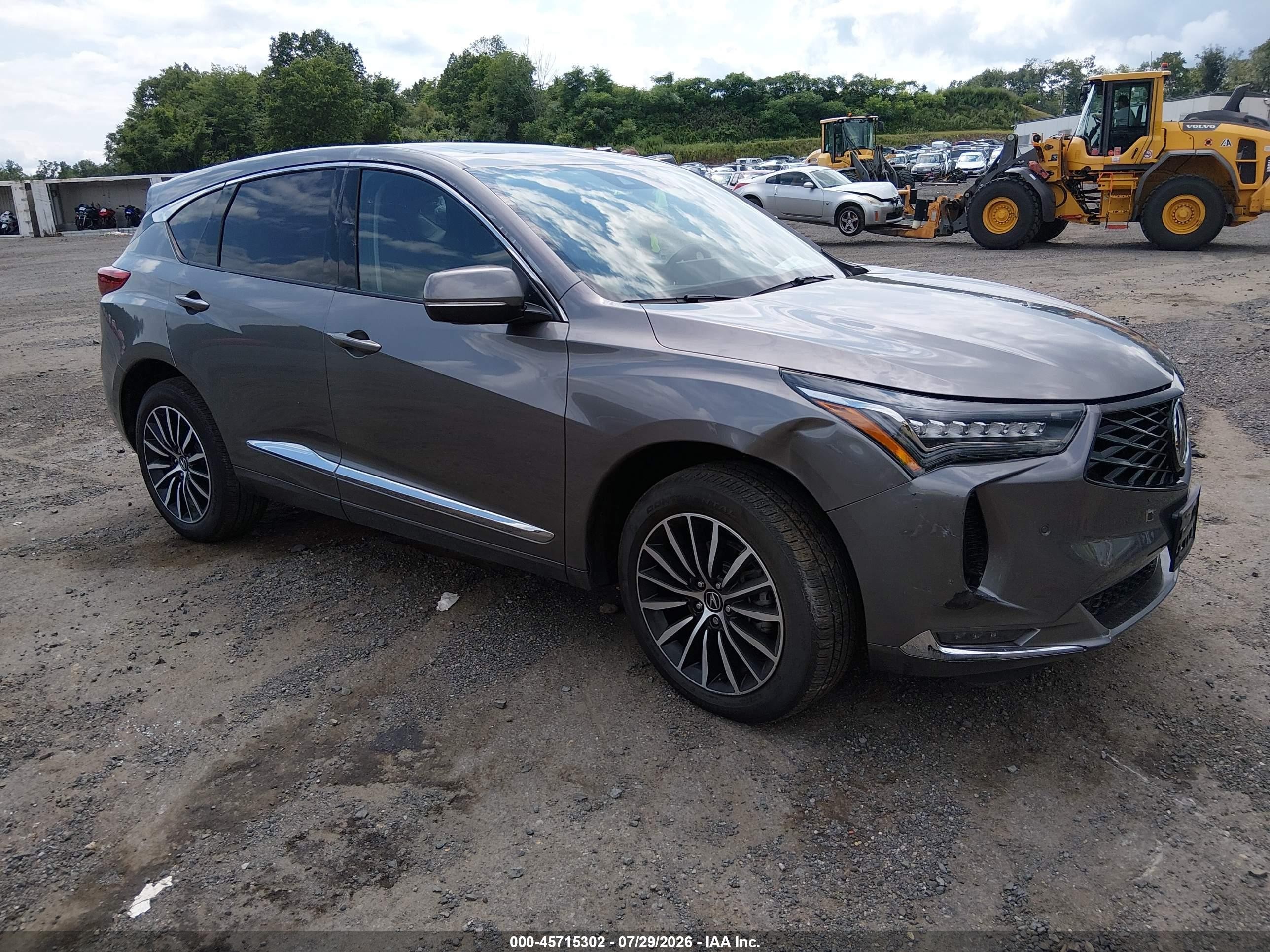 2025 Acura RDX VIN 5J8TC2H74SL001463 — IAAI salvage auction photo