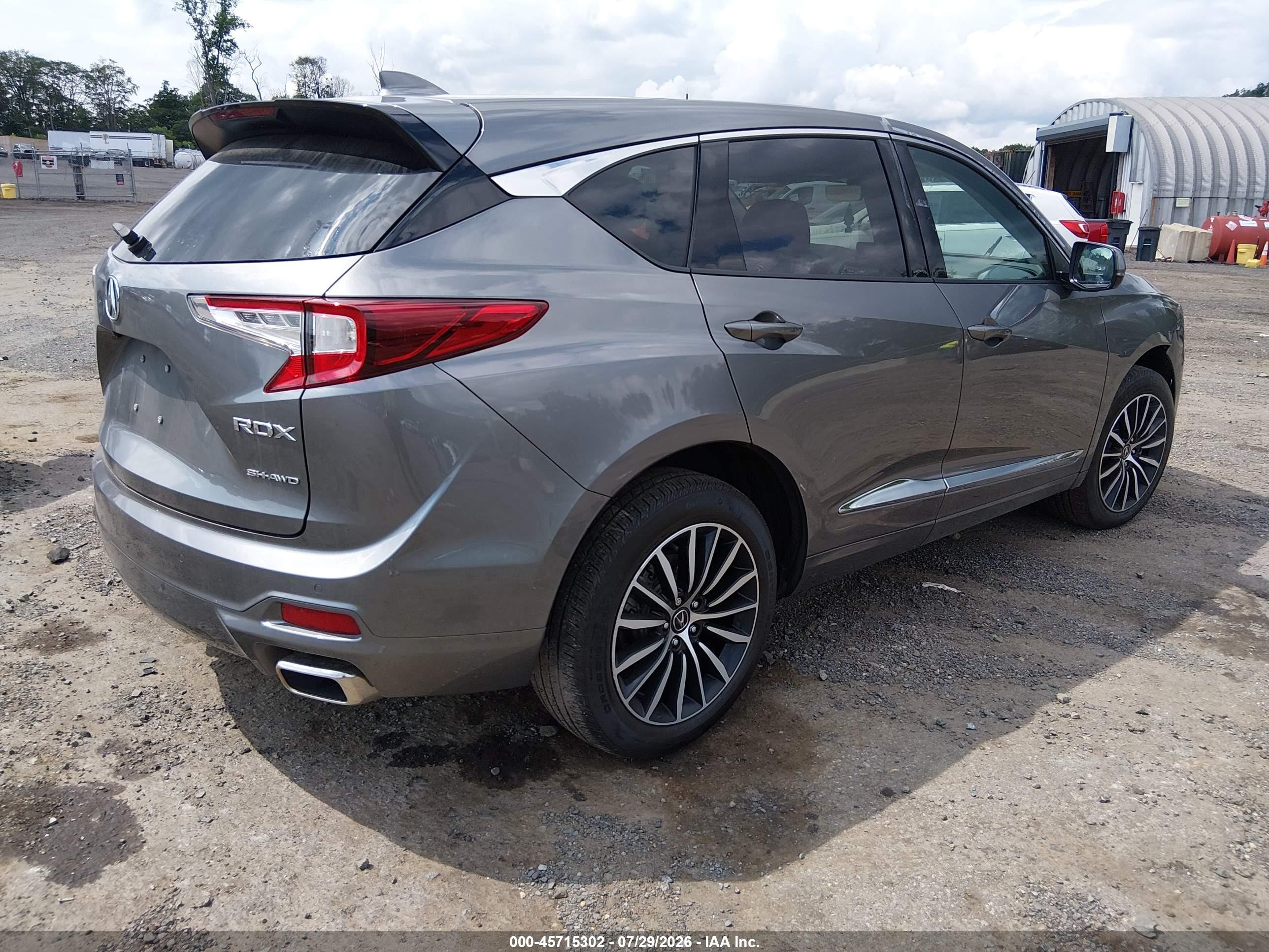 2025 Acura RDX VIN 5J8TC2H74SL001463 IAAI salvage auction — Unknown, Salvage (New Jersey), sold $20,200 on 2026-10-08 (photo 4)