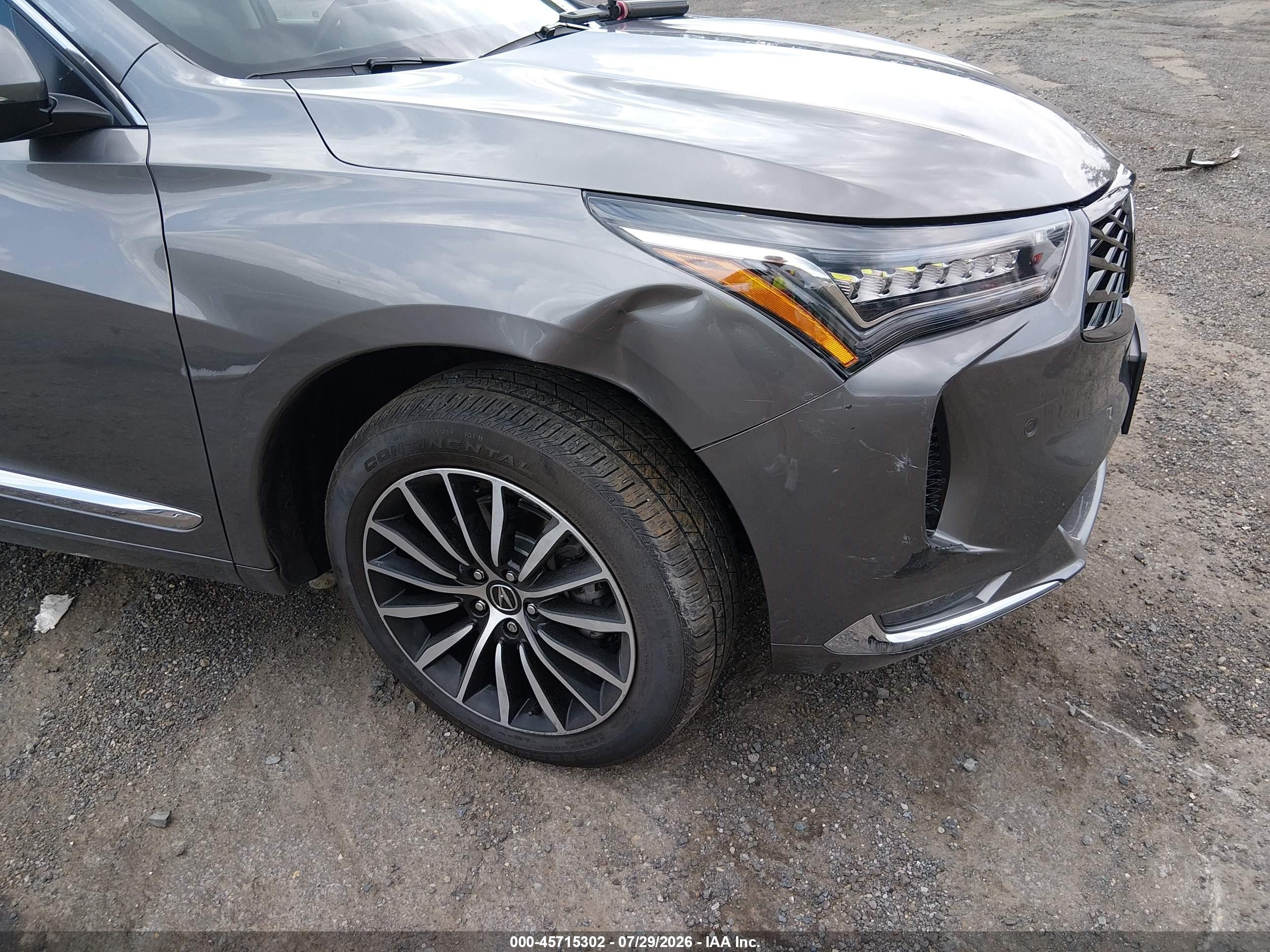 2025 Acura RDX VIN 5J8TC2H74SL001463 IAAI salvage auction — Unknown, Salvage (New Jersey), sold $20,200 on 2026-10-08 (photo 6)
