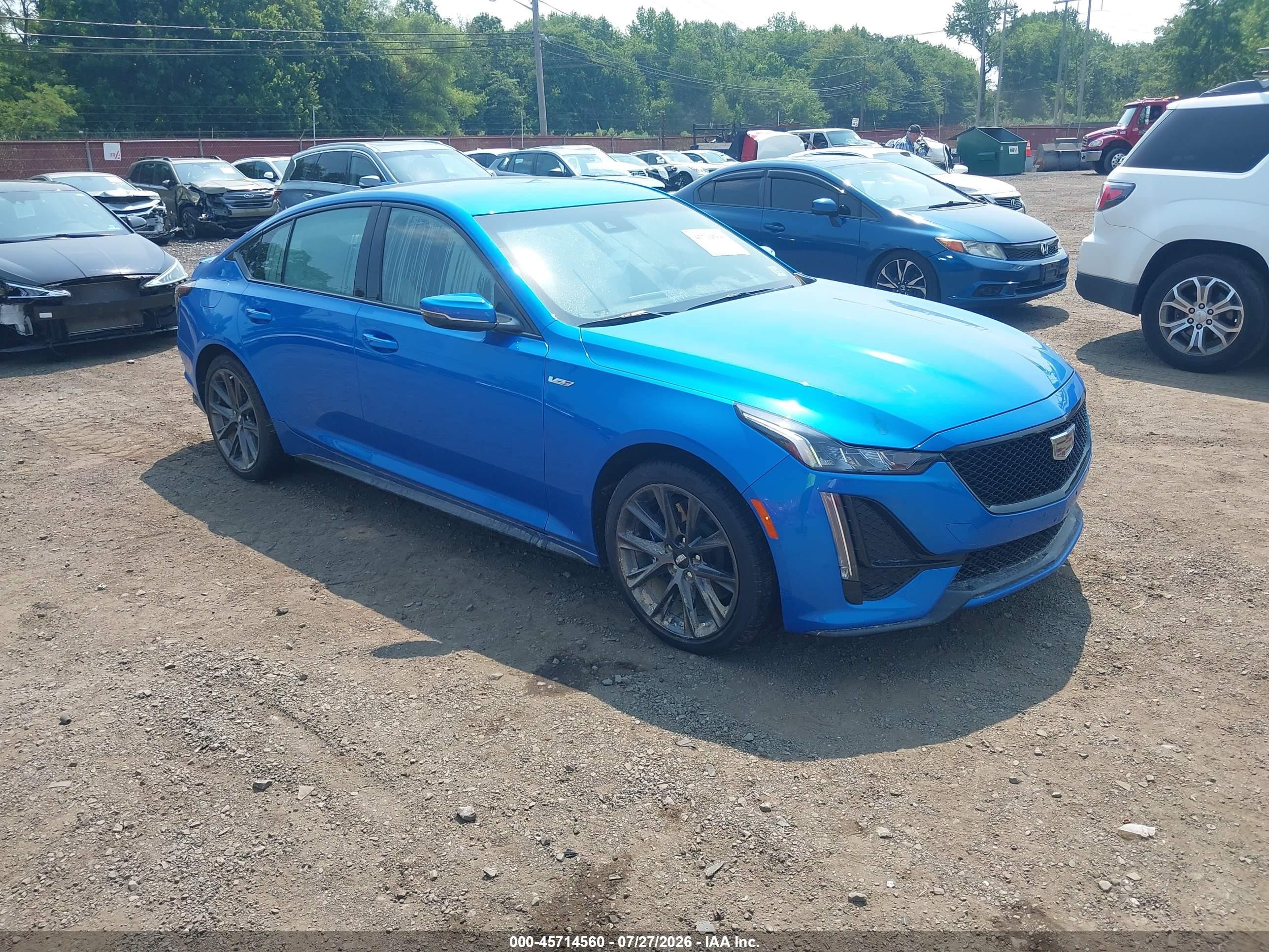 2024 Cadillac CT5 VIN 1G6DV5RW7R0102614 — IAAI salvage auction photo