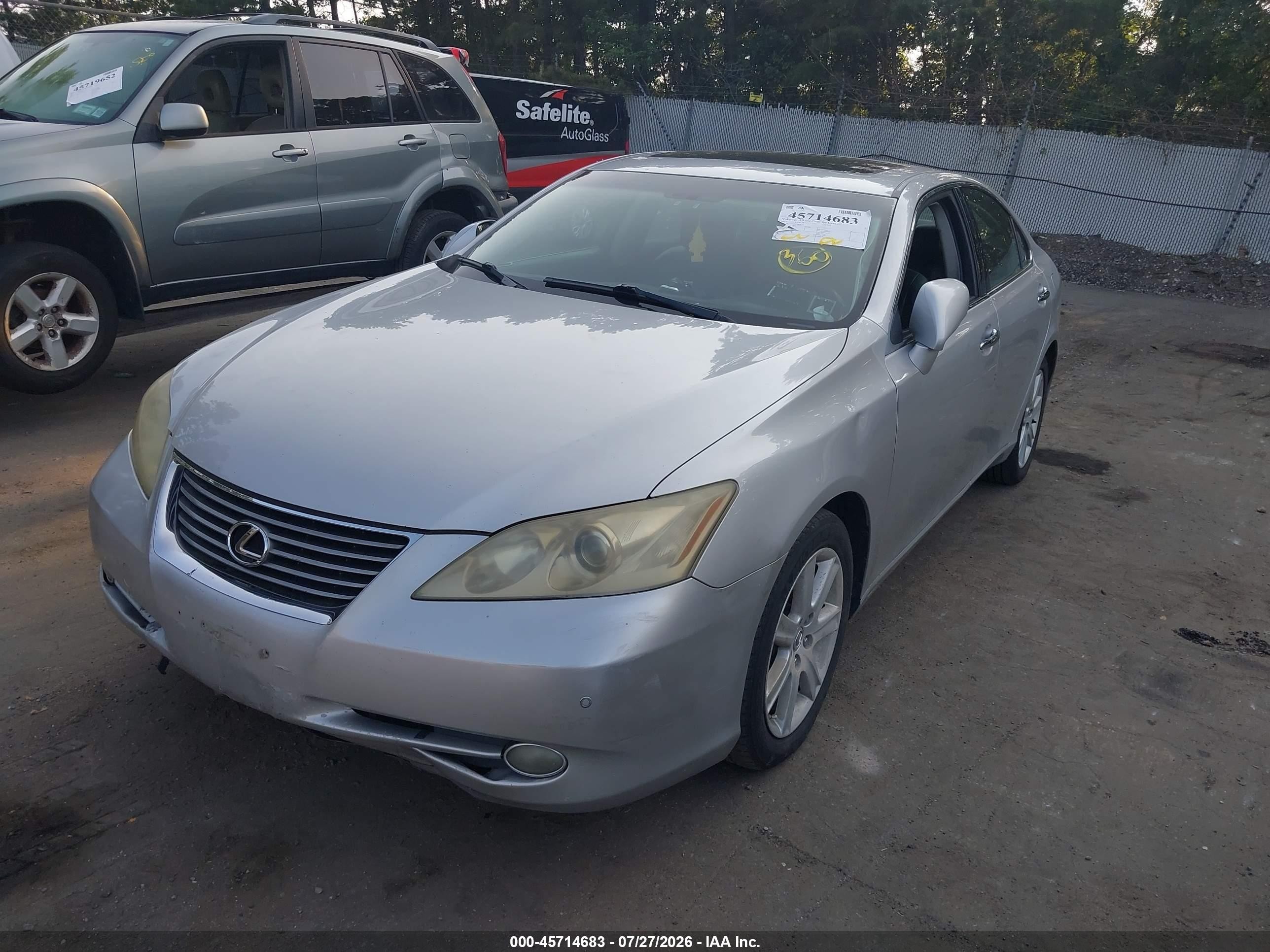 2007 Lexus Es 350 VIN JTHBJ46G072023132 IAAI salvage auction — Normal Wear, Clear (New York), sold $900 on 2026-09-11 (photo 2)