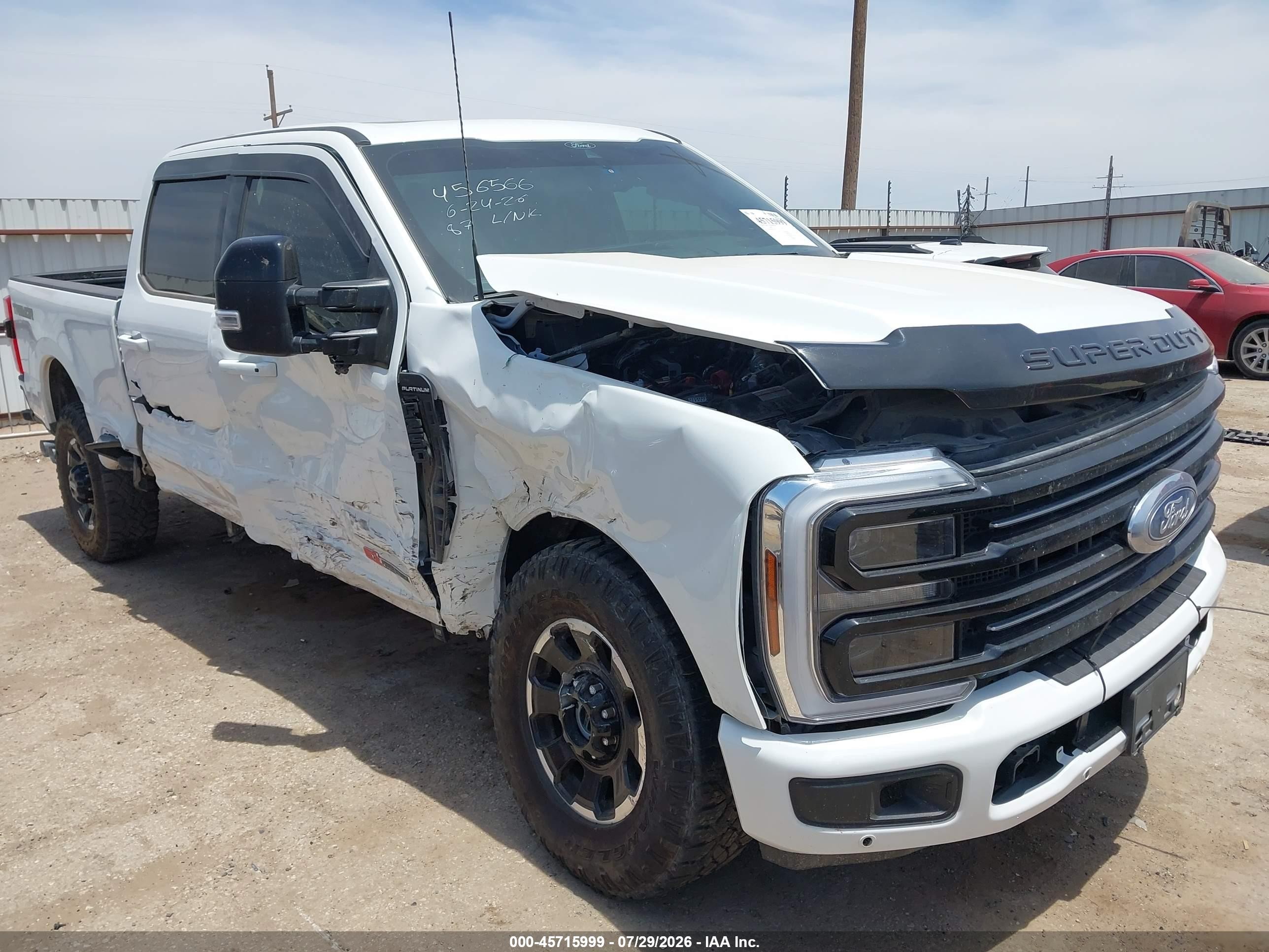 2025 Ford F-250 VIN 1FT8W2BM0SEC07037 — IAAI salvage auction photo