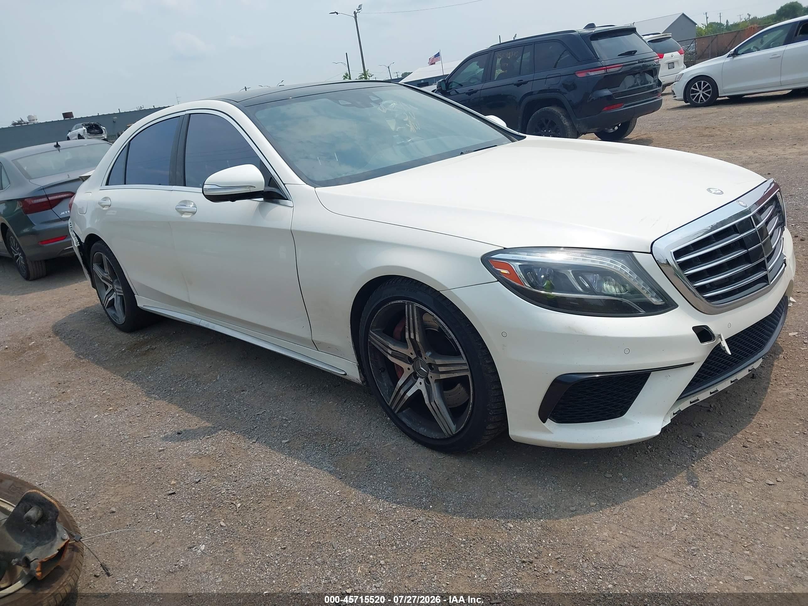 2014 Mercedes-Benz S-Class VIN WDDUG7JB9EA029431 — IAAI salvage auction photo