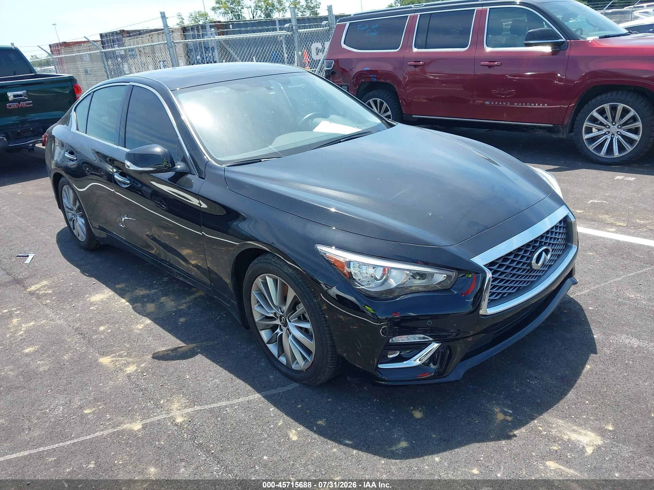 2024 Infiniti Q50 VIN JN1EV7BP8RM600851 — IAAI salvage auction photo
