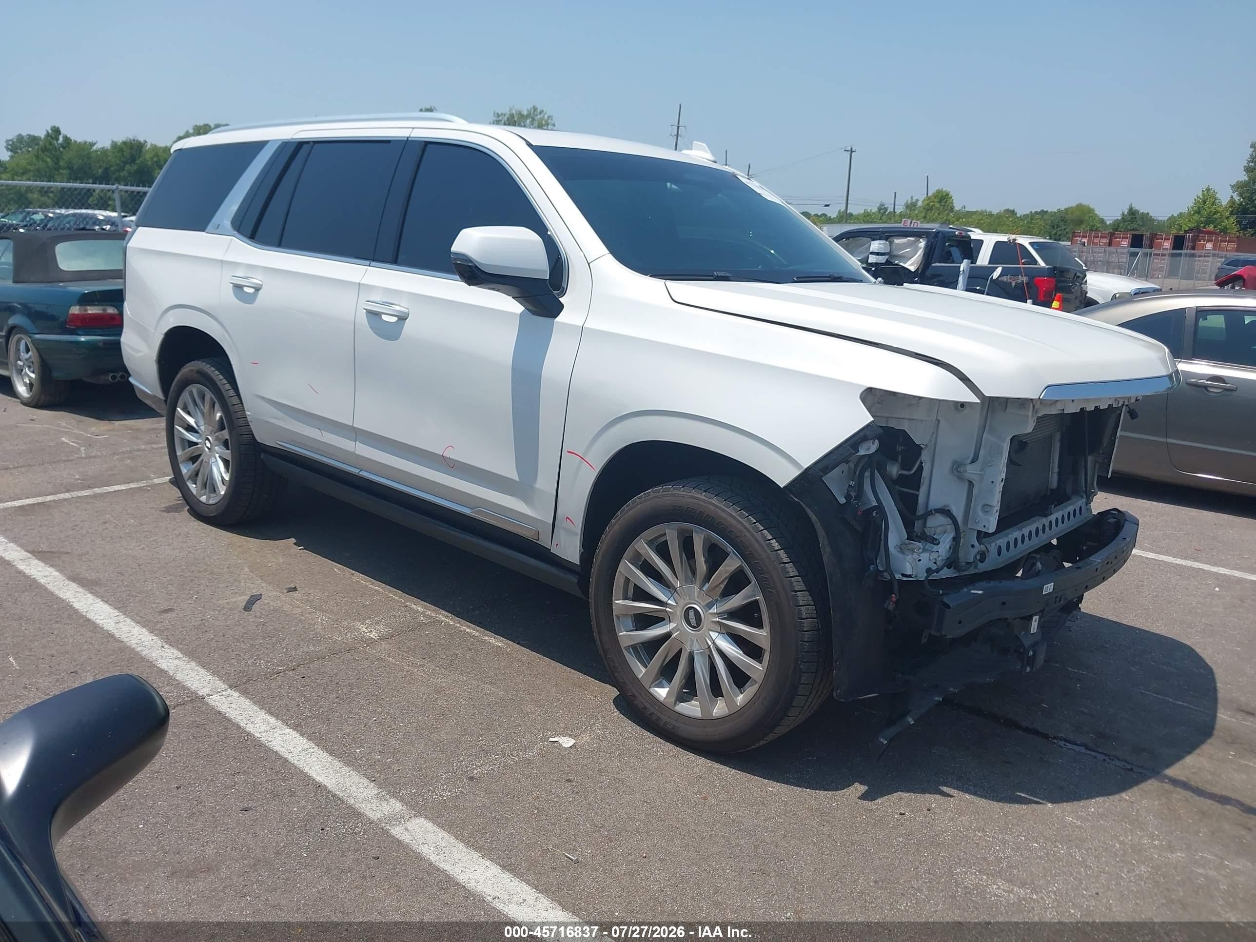 2021 Cadillac Escalade VIN 1GYS3CKL7MR269102 — IAAI salvage auction photo