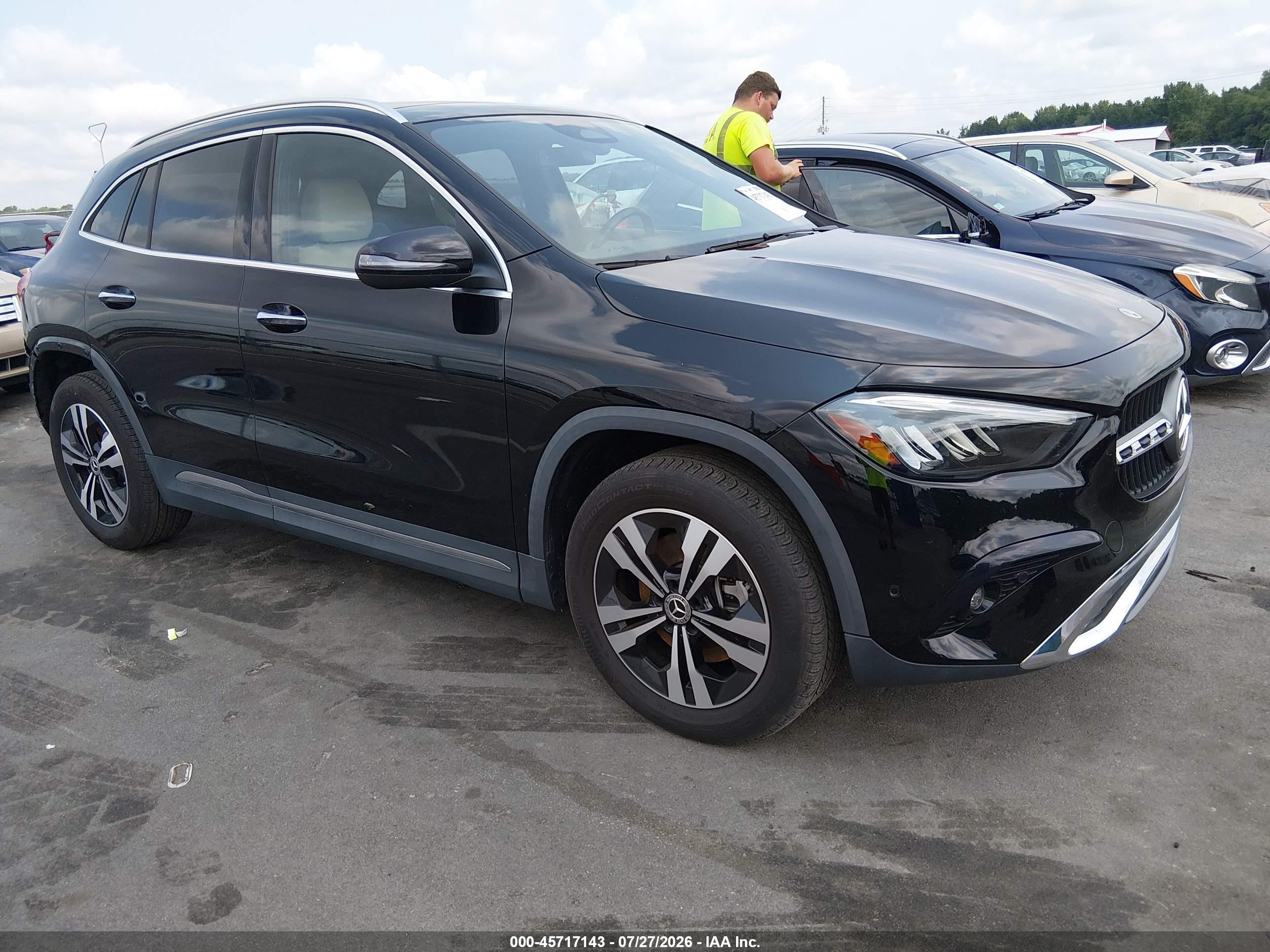 2025 Mercedes-Benz GLA-Class VIN W1N4N4GB2SJ662802 — IAAI salvage auction photo
