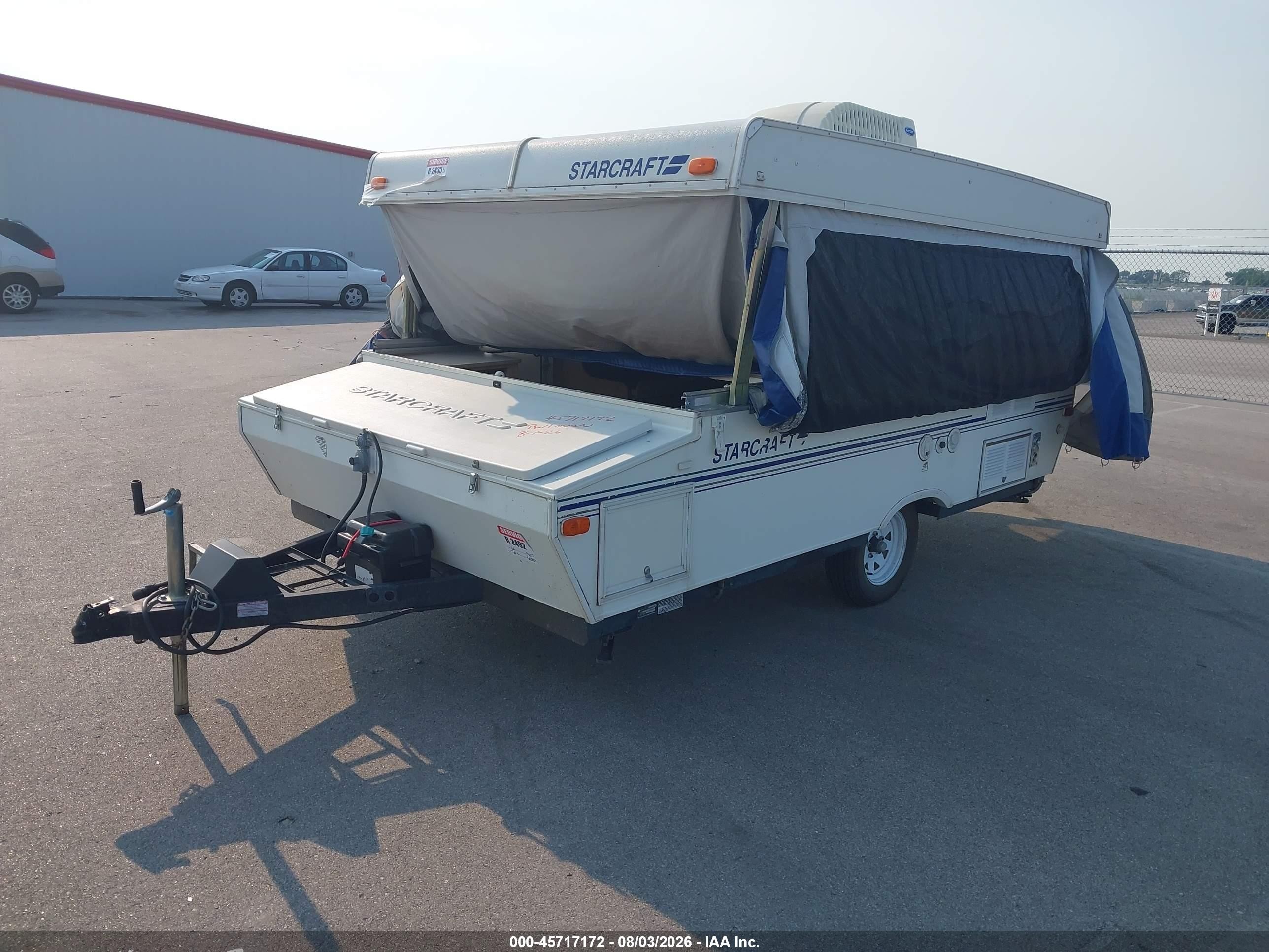 2001 Starcraft 2101 VIN 1SAAS01F611AR2726 IAAI salvage auction — Rollover, Certificate Of Title (Nebraska), sold $125 on 2026-09-03 (photo 2)