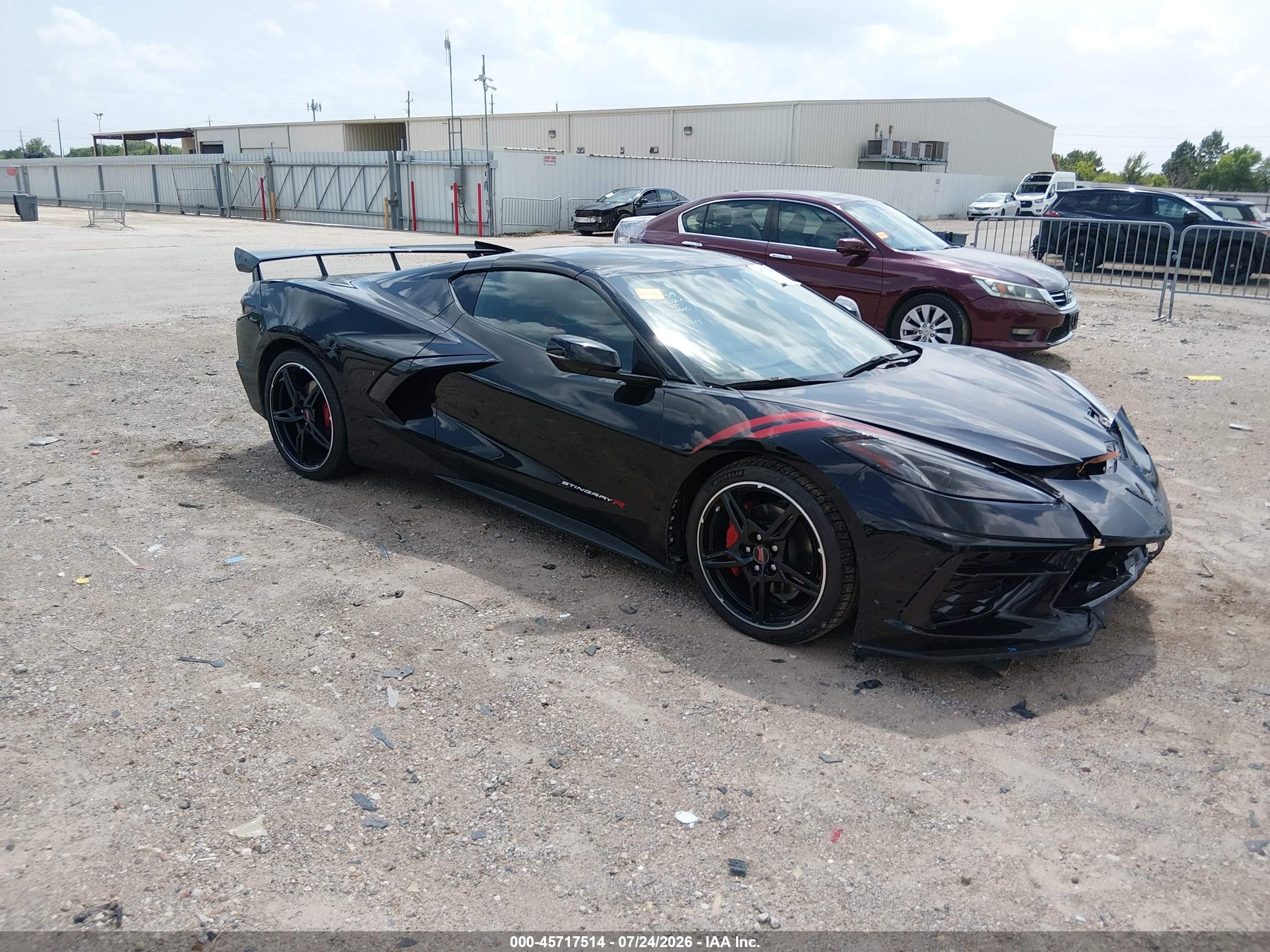 2022 Chevrolet Corvette Stingray VIN 1G1YC2D45N5117403 — IAAI salvage auction photo